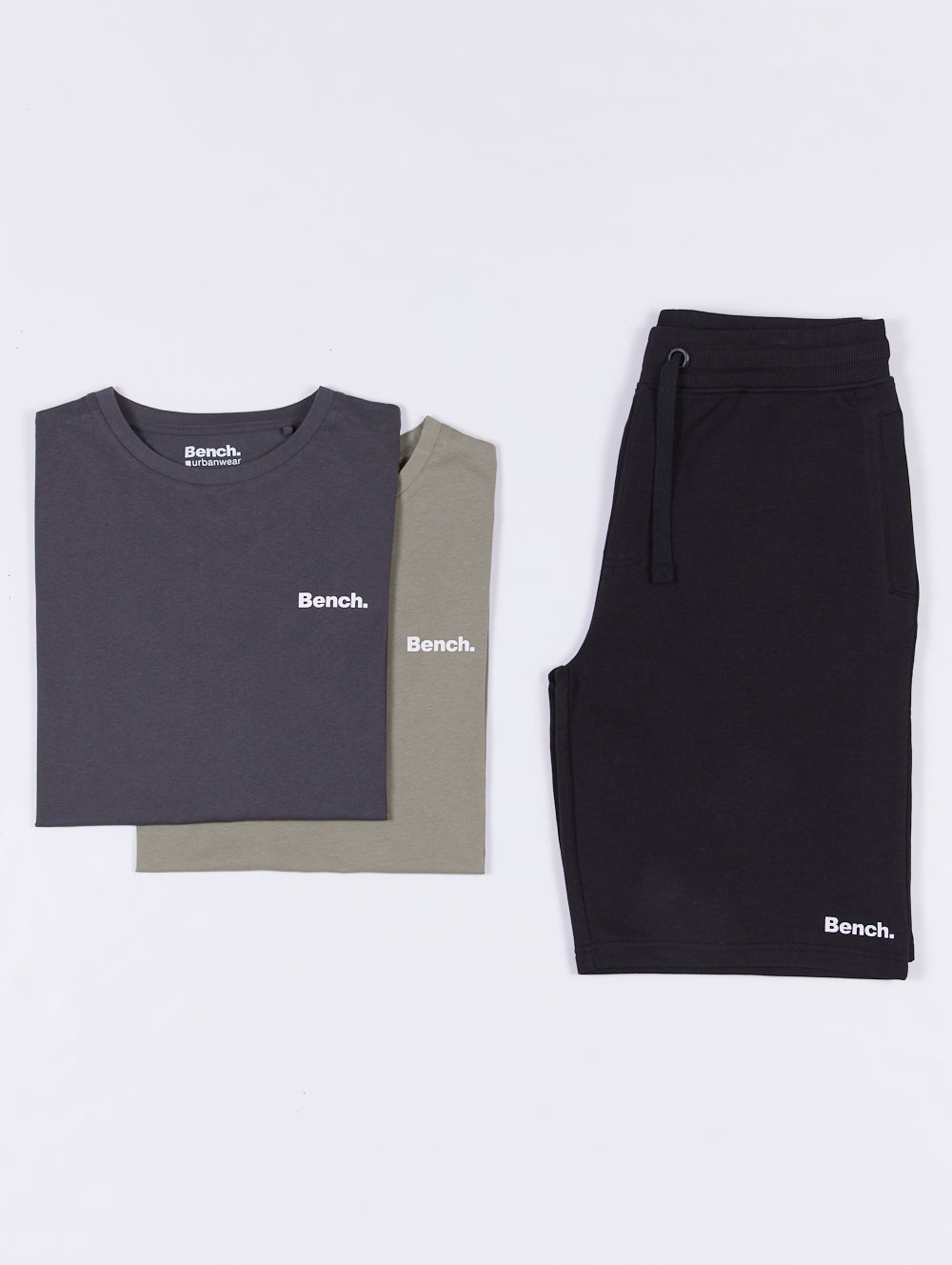 Vavati Emblem T-Shirt & Shorts 3-Pack for Men - Comfortable Cotton Casual Outfit Set for Gym, Travel & Everyday Wear