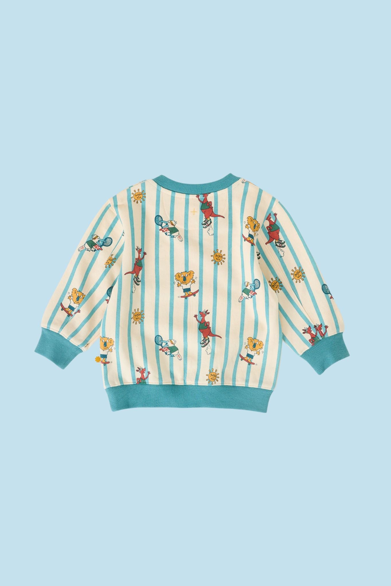 Goldie Squad Terry Sweater for Toddler Boys | Soft Cotton Pullover | Perfect for Playdates & Family Outings