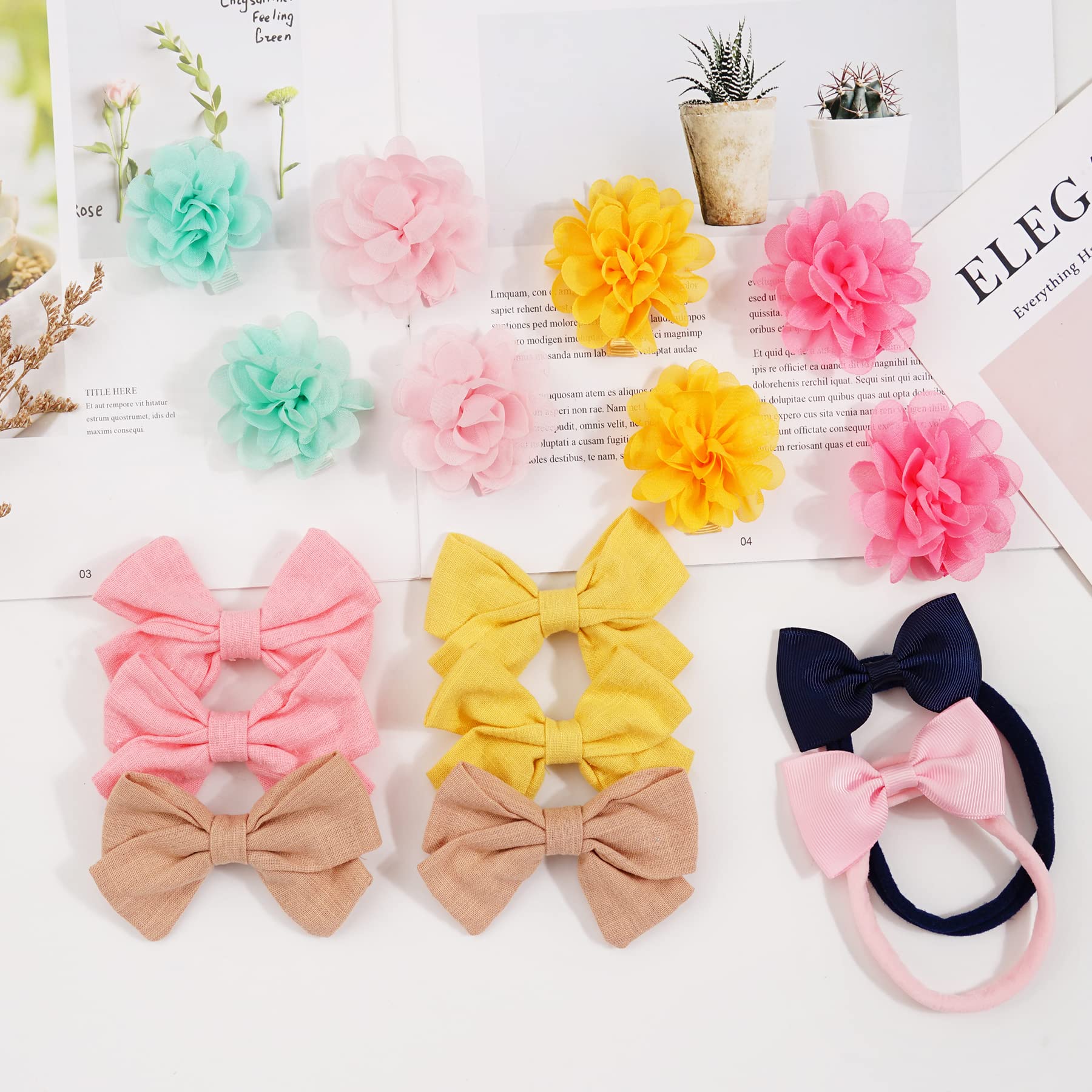 3 Layer Baby Gift Box with Hair Accessories - 4