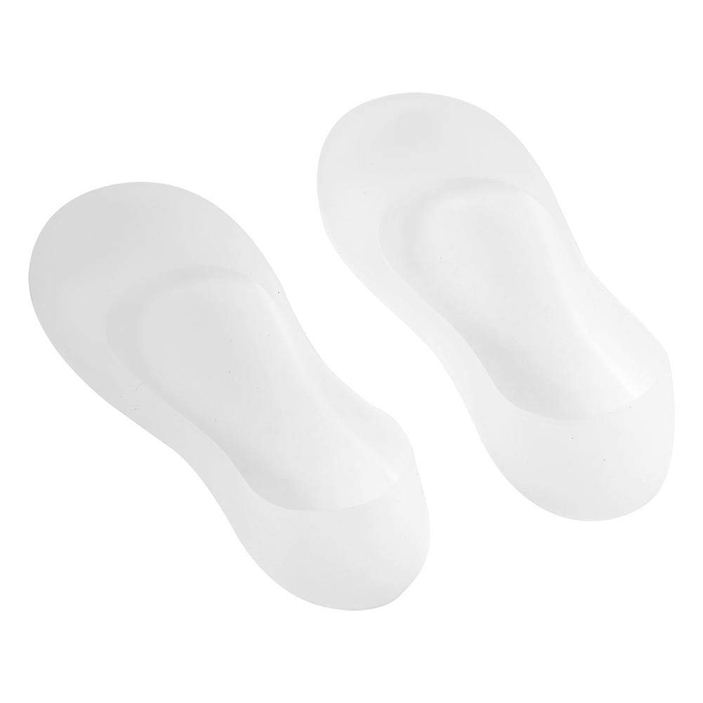 Xuuyuu Silicone Gel Moisturizing Socks for Women & Men - Breathable Full Length Foot Care Protector with Ventilation Holes - Relieves Plantar Fasciitis, Metatarsalgia & Dry Cracked Heels (Large, White) - Perfect for Night Treatment, Spa & Home Relaxation