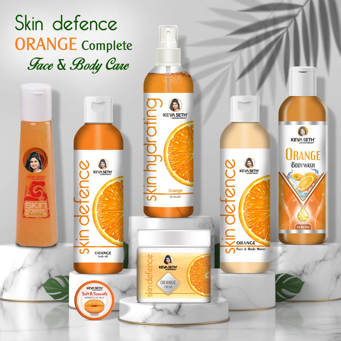 Keya Seth Aromatherapy Orange Body Oil - Skin Brightening & Rejuvenating with Vitamin C | Non-Sticky Moisturizer for Daily Use | After Bath & Massage Therapy | 200ml | Perfect for Dry Skin Care & Relaxation