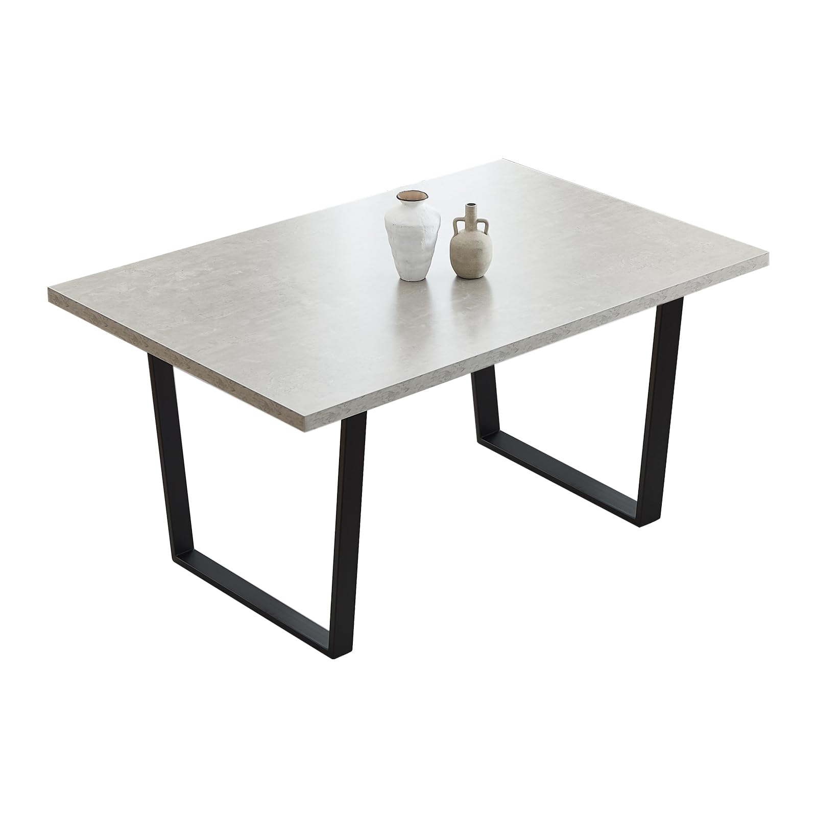 Space-Saving Rectangular Dining Table - Thickened MDF Kitchen Table for Small Spaces | Durable & Sturdy Design for Home, Restaurant & Office Use | Perfect for Dining Rooms, Kitchens & Compact Living Areas