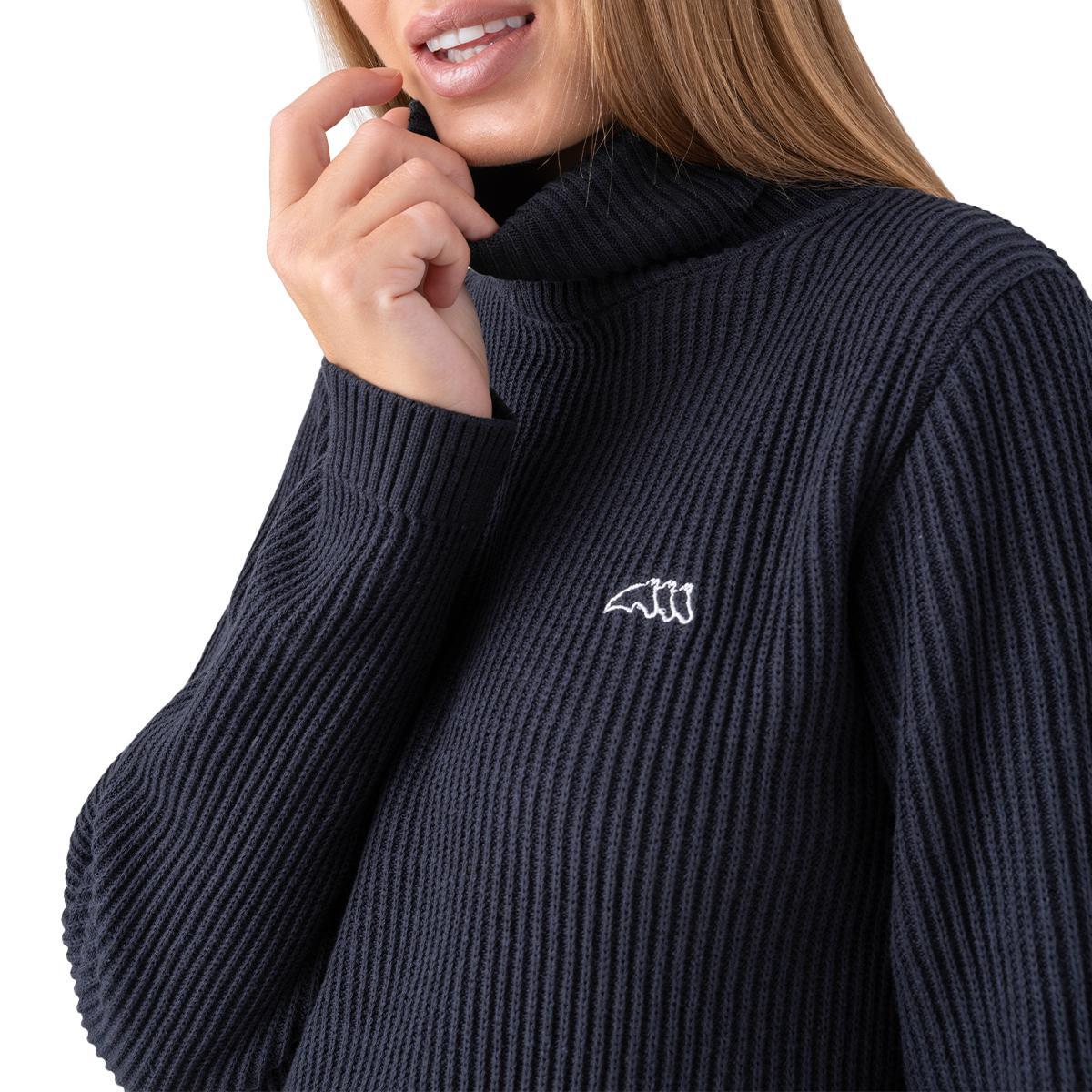 Equiline Women's Nicole Sweater - Soft Knit Pullover for Fall & Winter - Cozy Casual Wear for Work, Dates & Weekend Outings