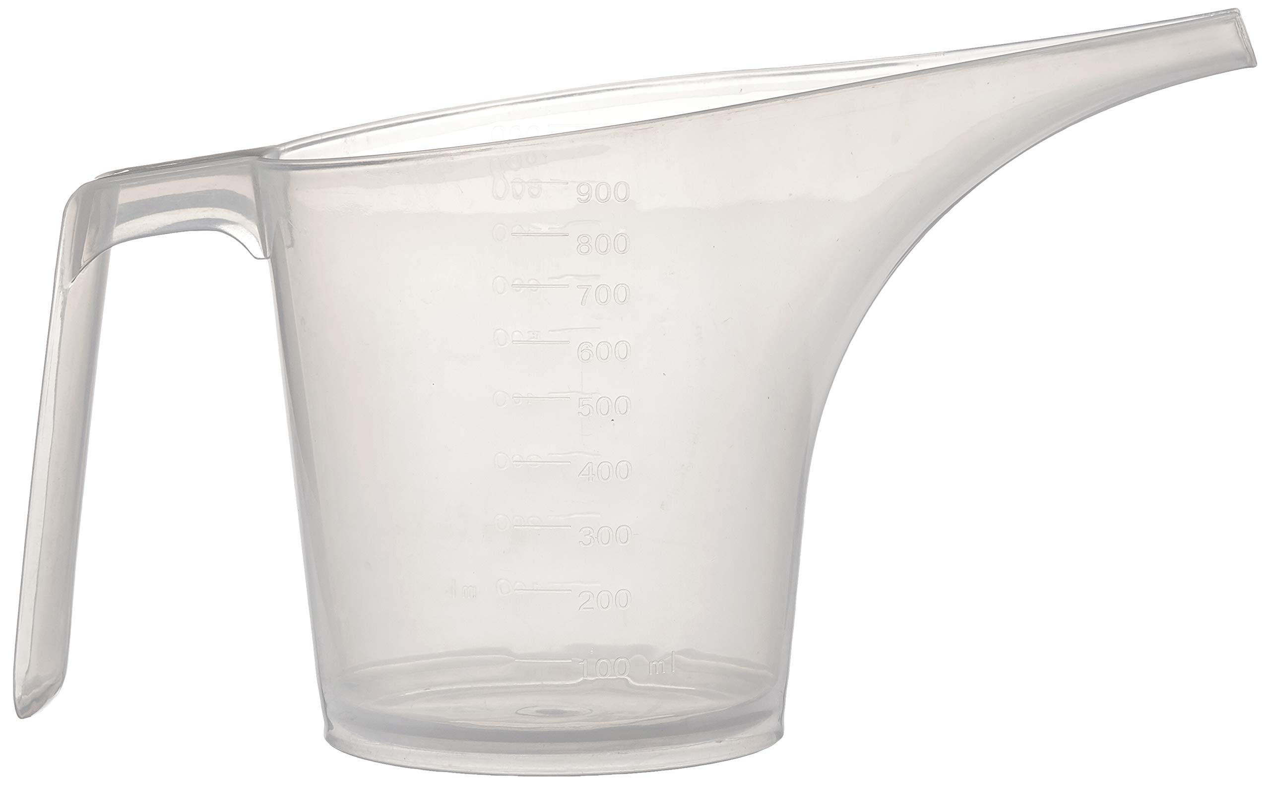 Fox Run 3.5 Cup Easy Pour Measuring Cup with Funnel Spout - Clear Plastic Kitchen Measuring Cup for Baking, Cooking & Liquid Ingredients - Perfect for Home Bakers & Professional Chefs