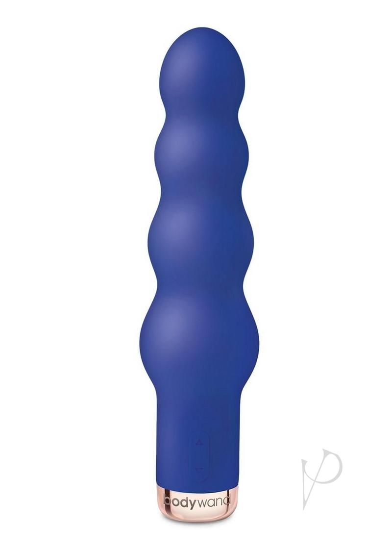 Bodywand My First Ripple Vibe - Rechargeable Silicone Vibrator for Women, Blue | Perfect for Solo Play & Couples Intimacy