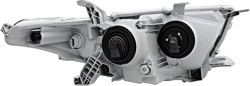 Toyota Highlander Headlights Replacement Set - Compatible with 2011 2012 2013 Models - Halogen Driver & Passenger Side Lamps - Perfect for Night Driving and Road Safety