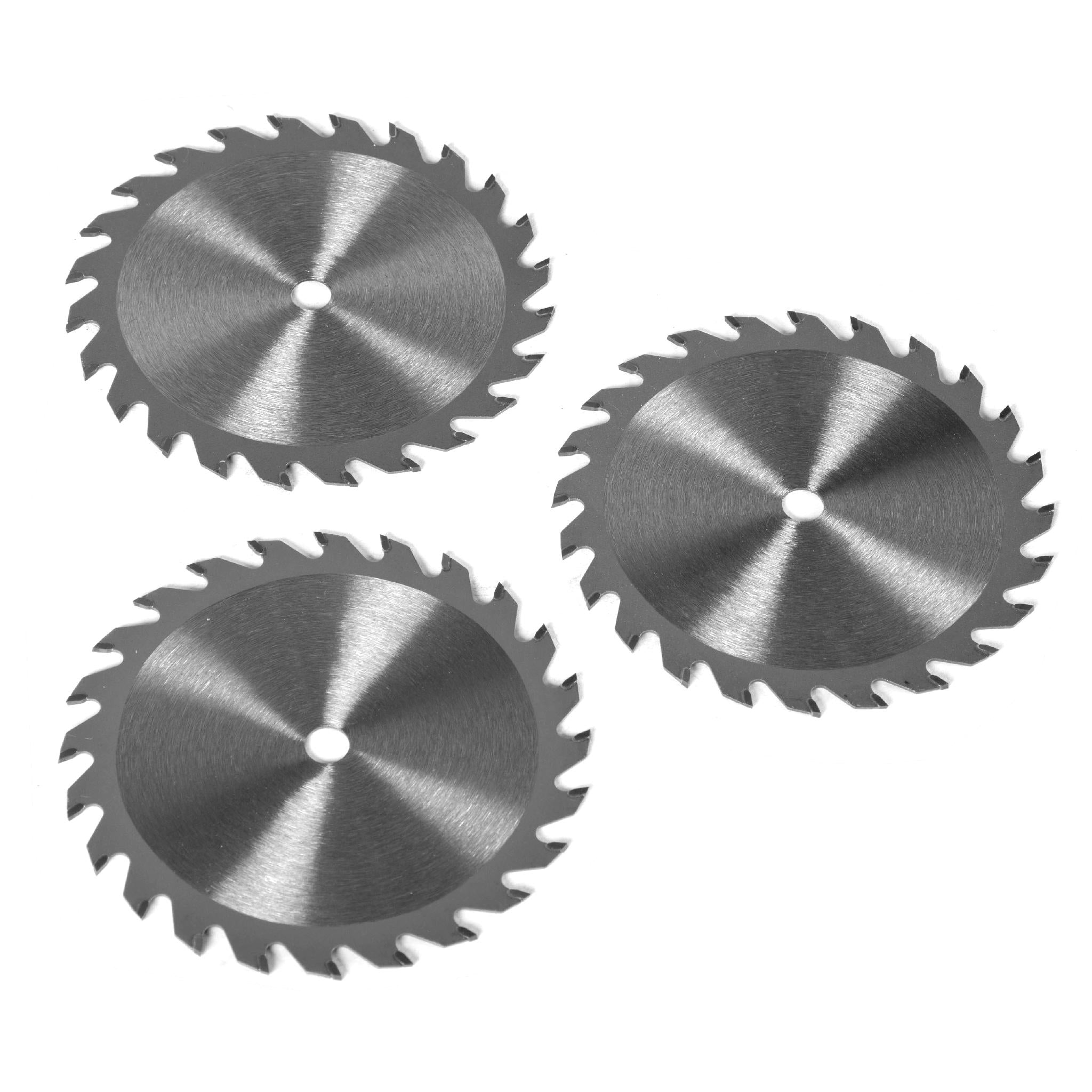 WEN BL0424 4-1/2 Inch 24 Tooth Woodworking Saw Blade for Compact & Mini Circular Saws - 3 Pack - Perfect for DIY Projects, Wood Cutting, and Home Renovations