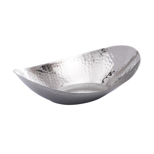 Arcata 922342 Hammered Oval Bowl Set of 6 - 9.75