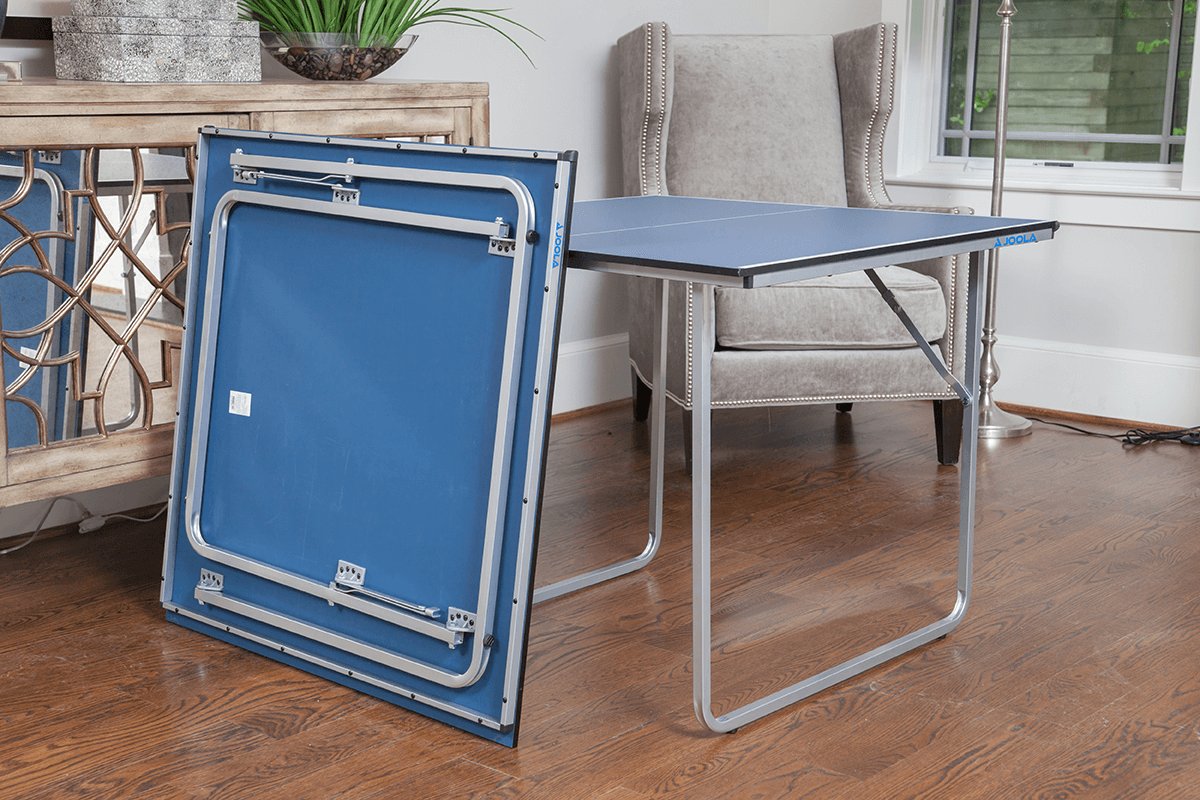 JOOLA Midsize Table Tennis Table - Indoor/Outdoor Ping Pong Table for Home, Office & Recreation | Perfect for Family Fun & Professional Practice
