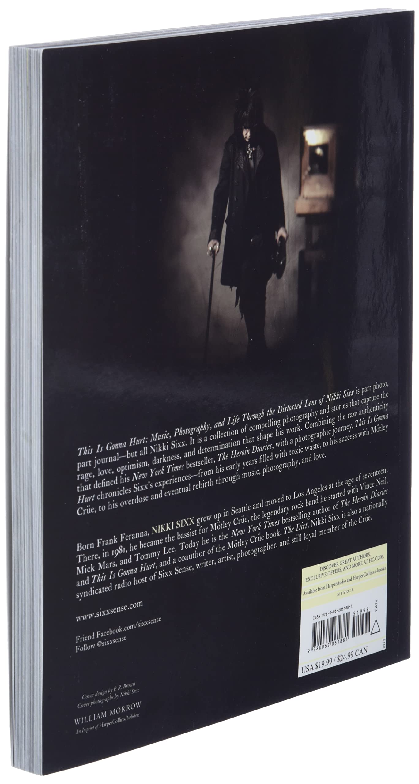Nikki Sixx Music Photography Book - This Is Gonna Hurt: Life Through a Distorted Lens | Rock Memoir, Mötley Crüe Story, Celebrity Photography Collection - Perfect for Music Fans and Photography Enthusiasts