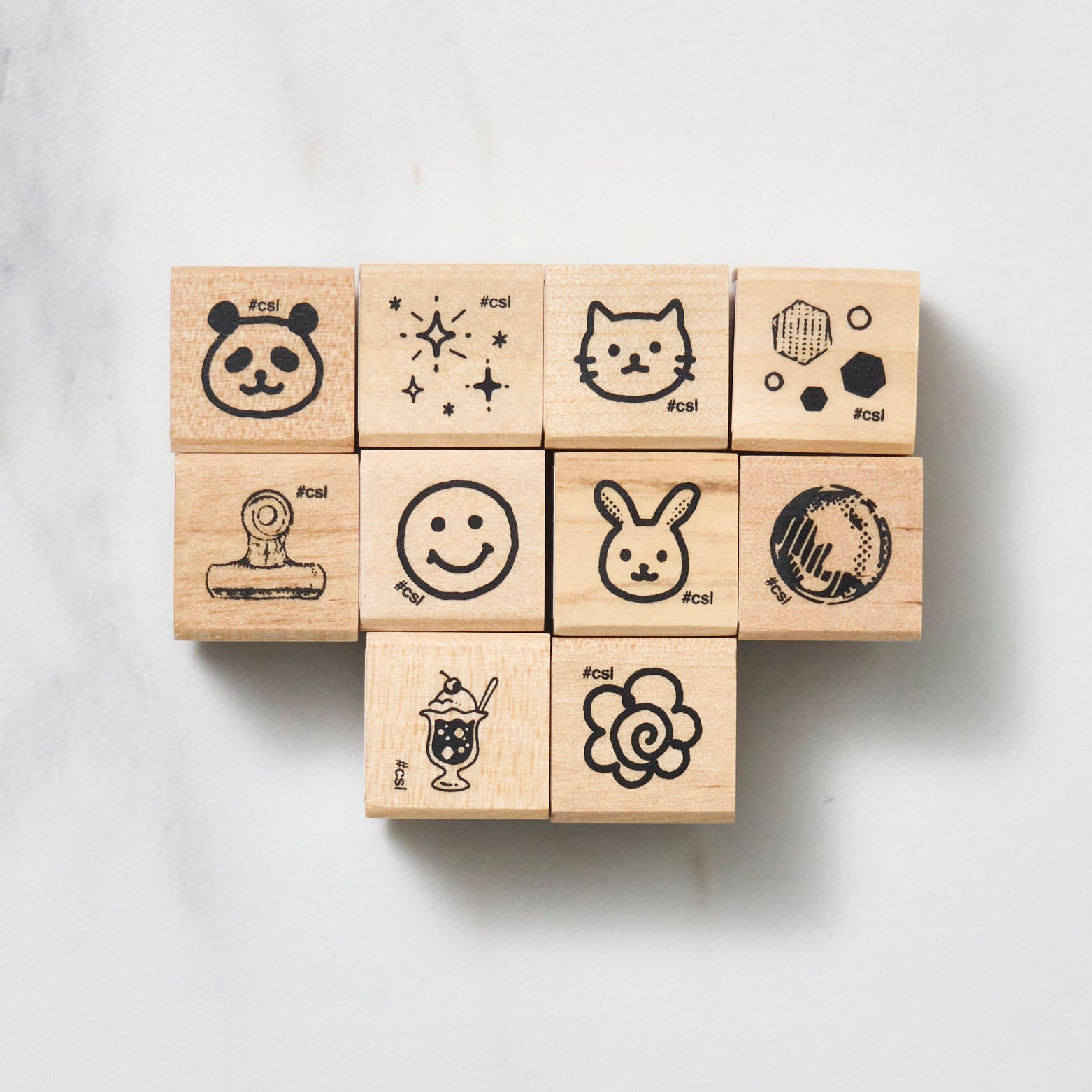 I Love Stamp Series 1 / KODOMO NO KAO - Cute Japanese Face Stamps for Scrapbooking, Journaling & DIY Crafts - Perfect for Card Making, Bullet Journals & Gift Wrapping