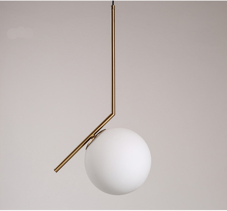 Flos Gold Pendant Light - Modern Hanging Chandelier for Dining Room, Kitchen Island & Bedroom Lighting Decor