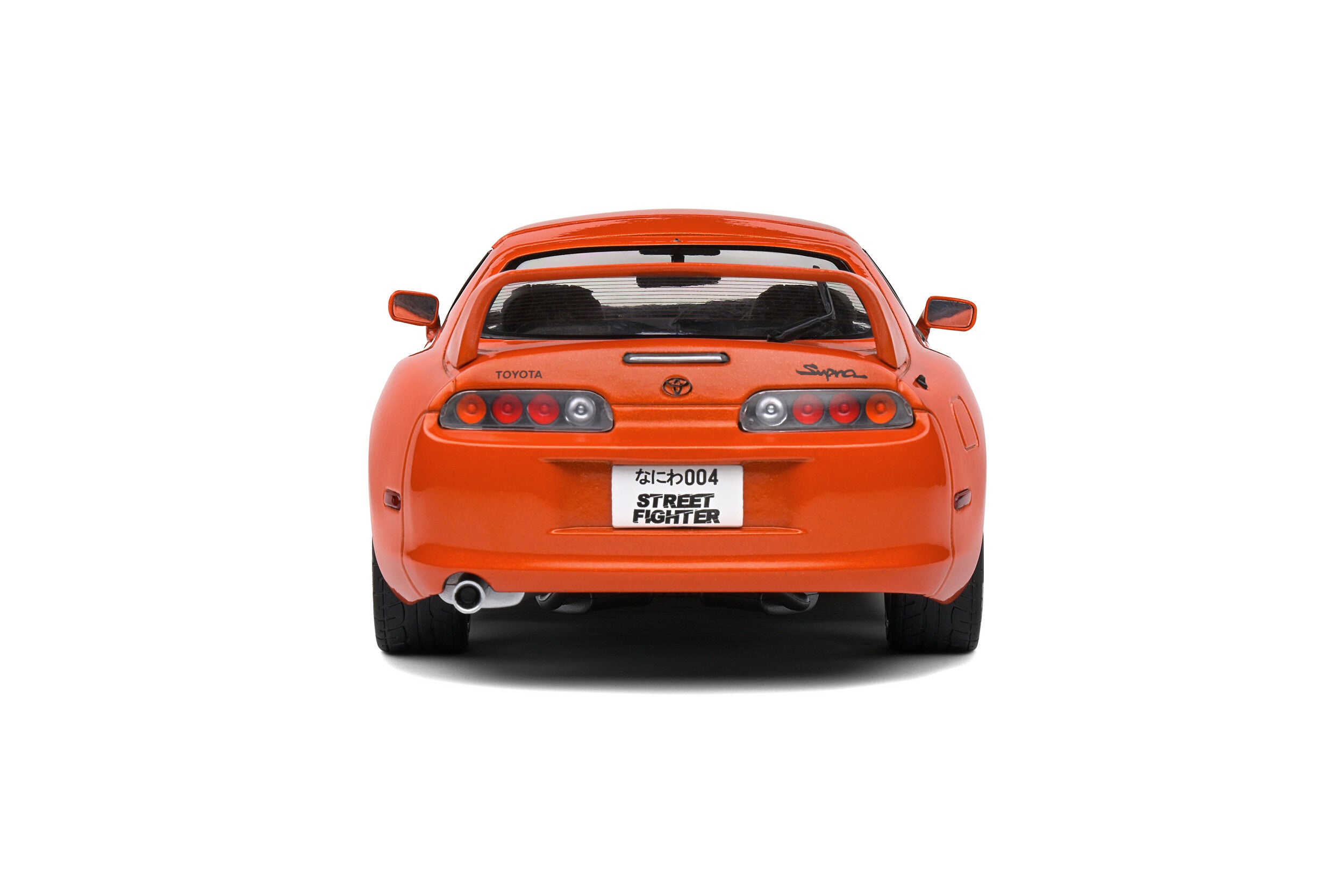1:18 Scale Solido Toyota Supra MK4 (JZA80) 1998 Targa - Orange Custom Diecast Model Car for Collectors & Display - Perfect for Car Enthusiasts, Office Decor, and Gift Giving