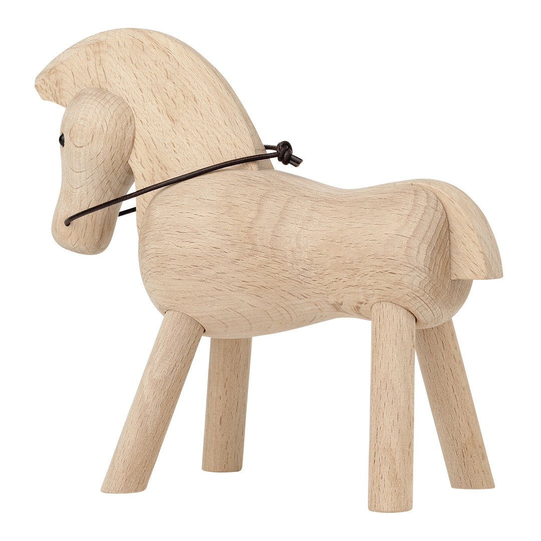 Kay Bojesen Wooden Horse Figurine - Handcrafted Scandinavian Design Toy for Kids & Home Decor - Perfect for Nursery, Bookshelf Display and Gift Giving