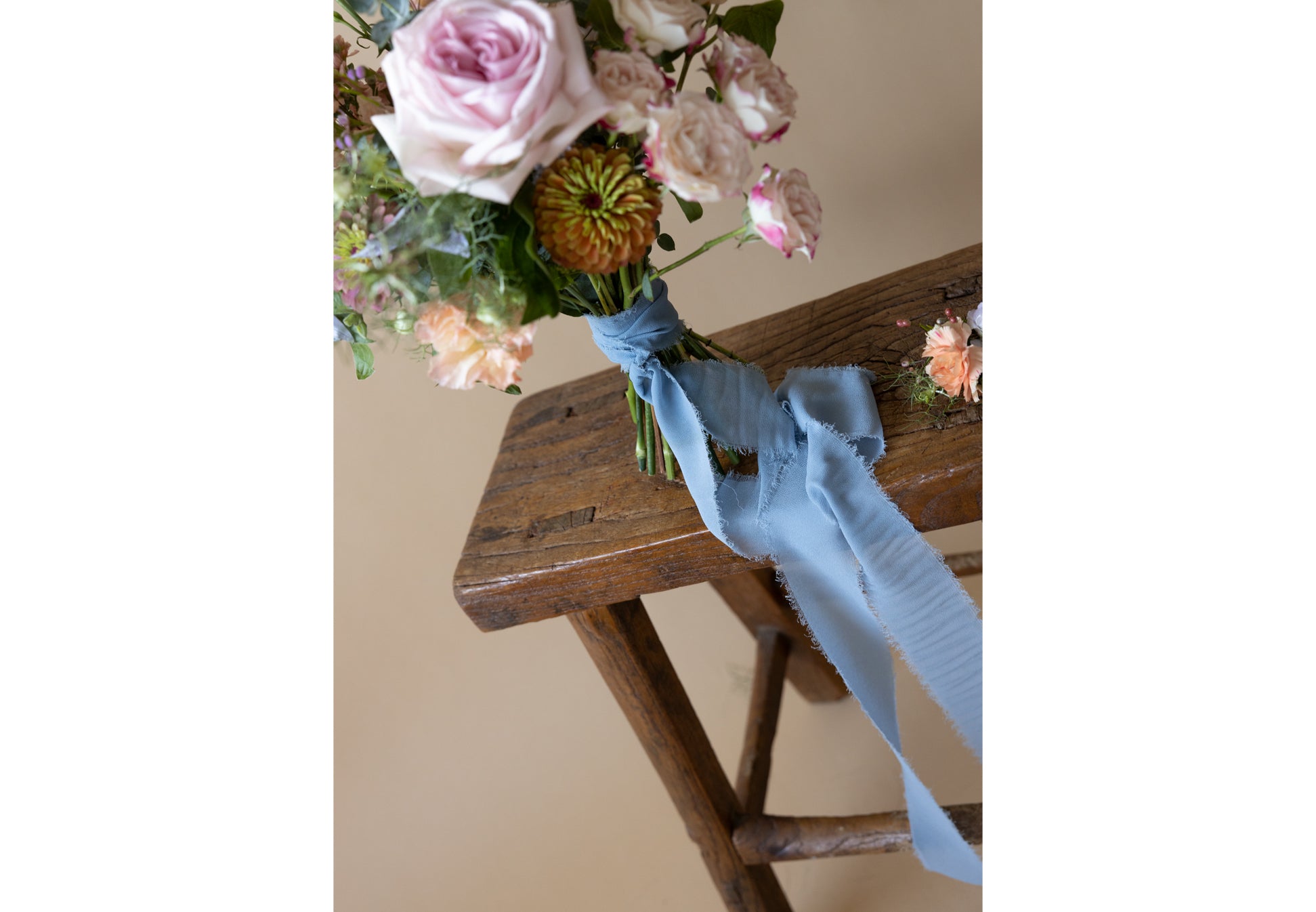 Elegant Great Dixter Pastels Bridal Bouquet - Handmade Silk Wedding Flowers for Brides, Bridesmaids & Wedding Decor