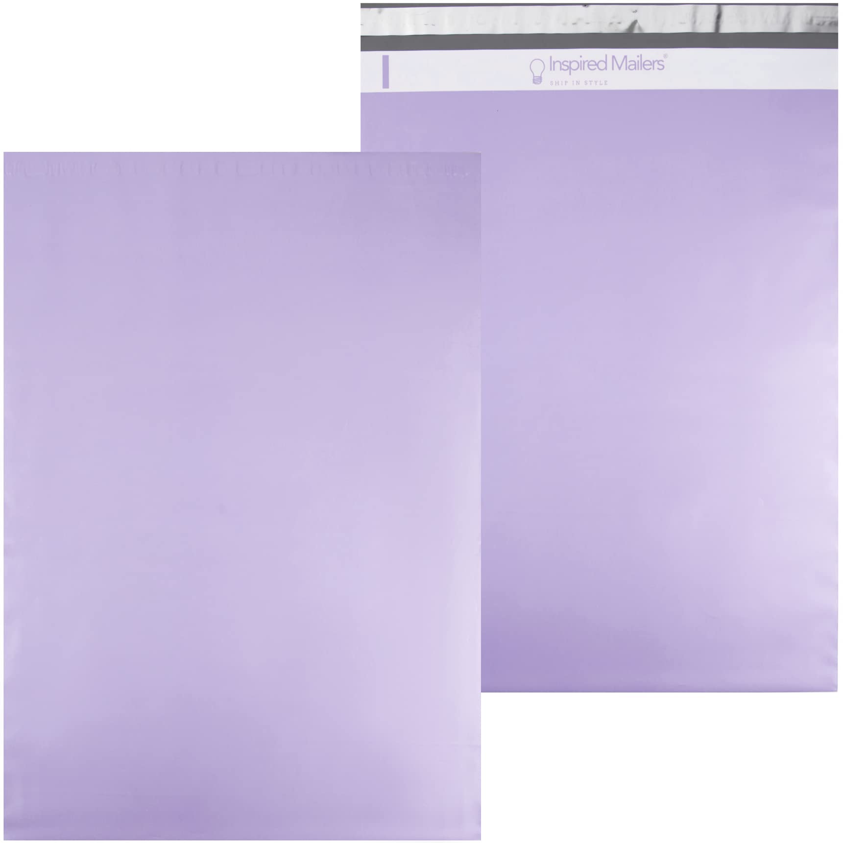 50 Pack Lavender Purple Poly Mailers 14.5 x 19 Inches - Waterproof Shipping Envelopes for Ecommerce, Clothing & Subscription Boxes - Durable Mailing Bags for Online Stores, Small Business Packaging & Gift Wrapping