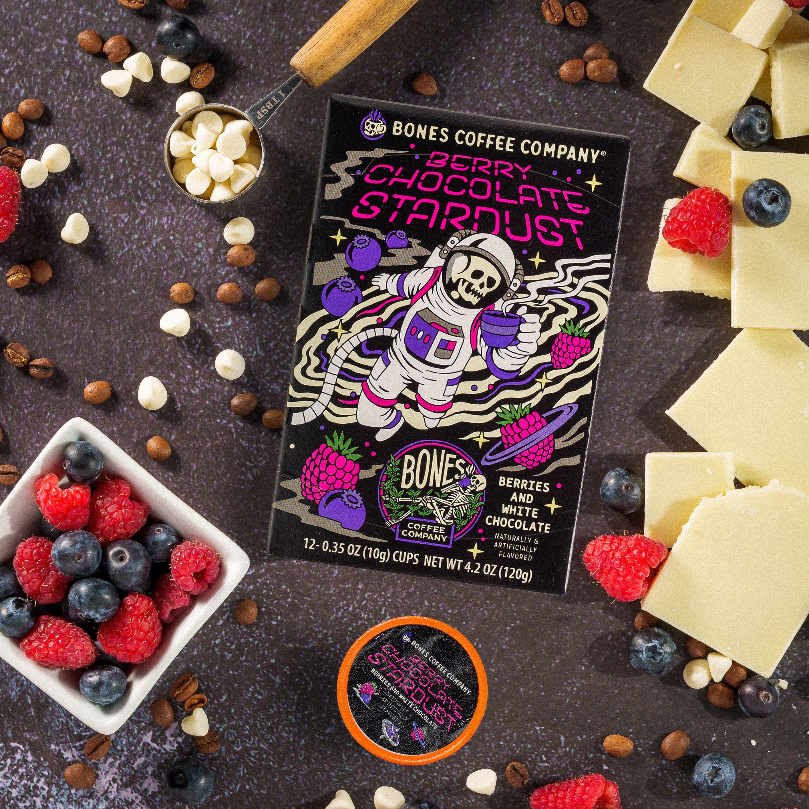 Berry Chocolate Stardust Bones Cups - 12 Count Dog Treats for Small & Medium Breeds | Perfect for Training, Rewards & Special Occasions