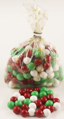 Scott's Cakes Christmas Chocolate Dutch Mints - 8 oz Gold Star Bag - Holiday Candy for Gifts, Stocking Stuffers & Party Favors