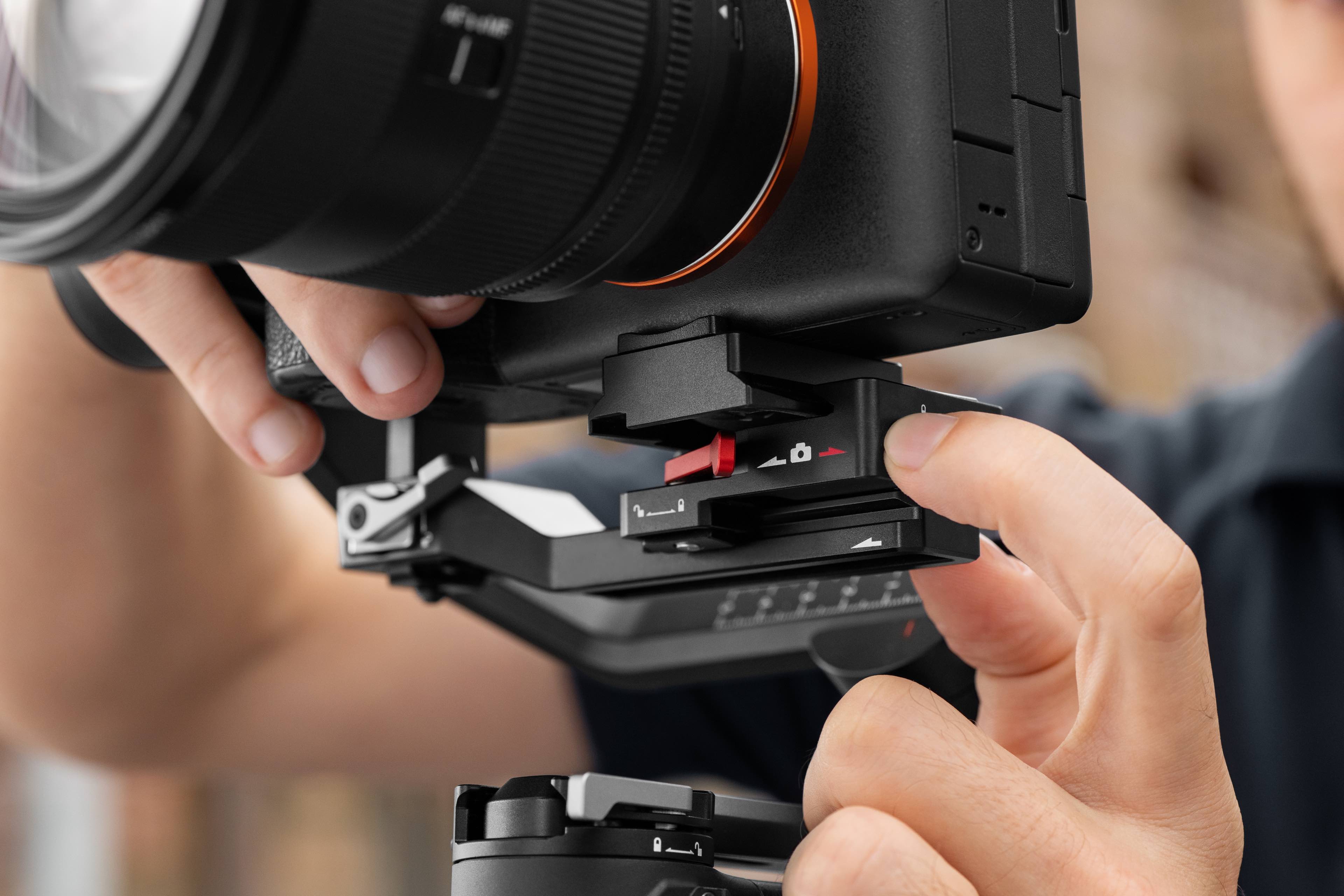 DJI RS Mini Quick Release Plate - Compact & Lightweight Camera Stabilizer Mount for Mirrorless Cameras | Perfect for Vlogging, Travel & Film Making