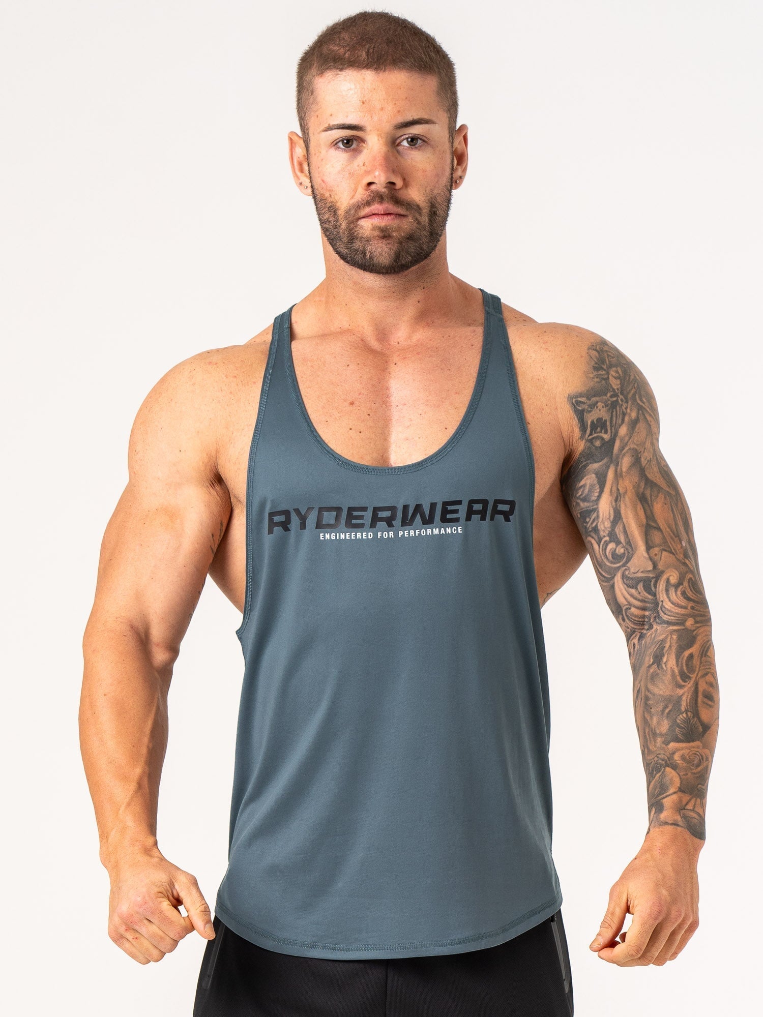 Energy Stringer Petrol - High-Performance Sports Bra for Running, Yoga & Workouts - Comfortable & Supportive Activewear for Women