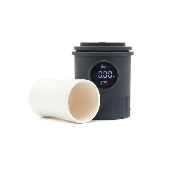 Flair Weigh Cup - Premium Espresso Scale for Coffee Brewing | Accurate Digital Coffee Scale for Baristas & Home Use | Perfect for Pour Over, Drip, and Espresso Brewing