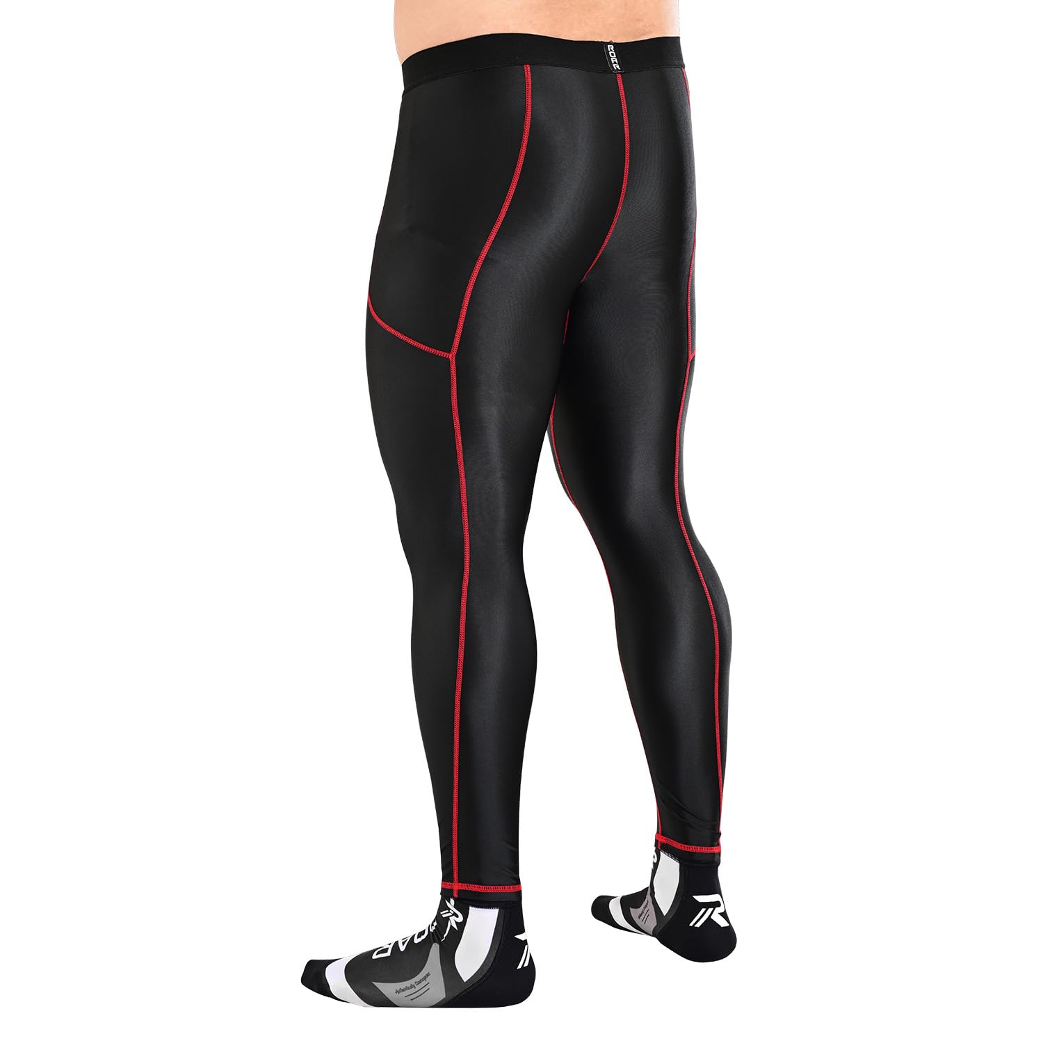 Roar MMA Compression Pants for Men & Women - High Performance Gym Workout Tights with Moisture Wicking & 4-Way Stretch - Ideal for MMA Training, Running, Yoga & Fitness Exercises