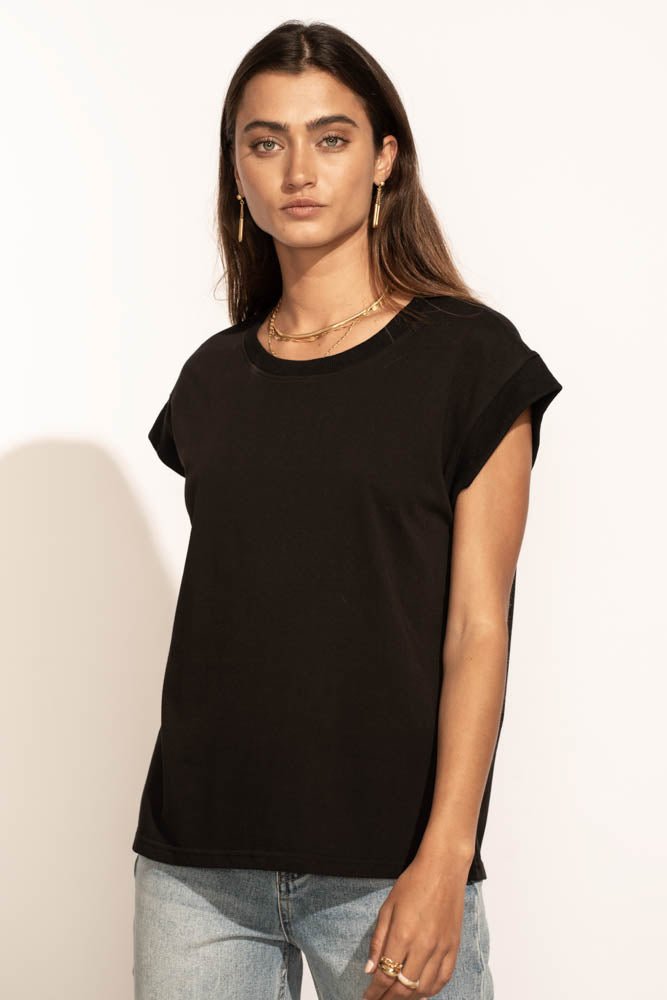 Arlo Women's Black Top - Stylish & Comfortable Casual Shirt for Everyday Wear, Work, and Outings