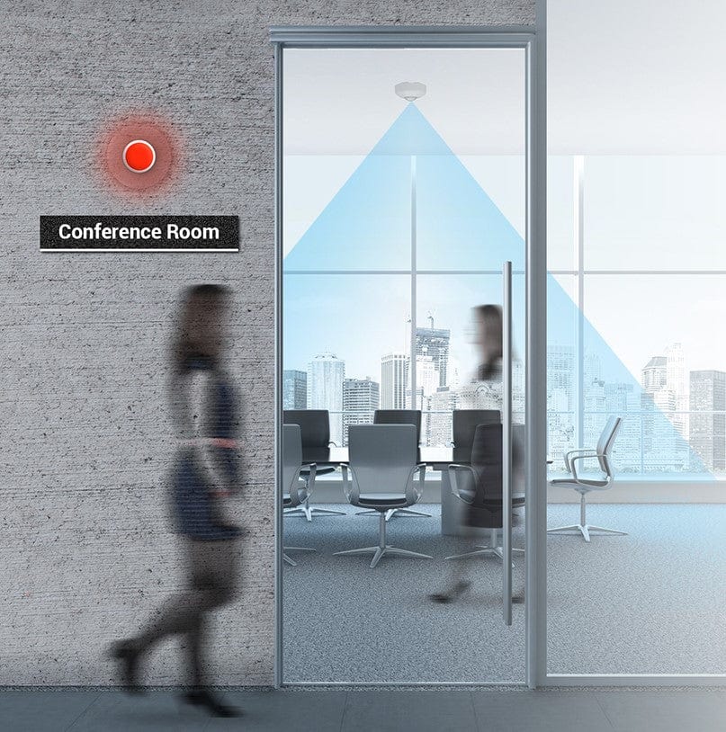 Smart Meeting Room Lamp with RJ45 Connection & Remote Control - Single Power Supply for Office, Conference Room & Workspace Lighting