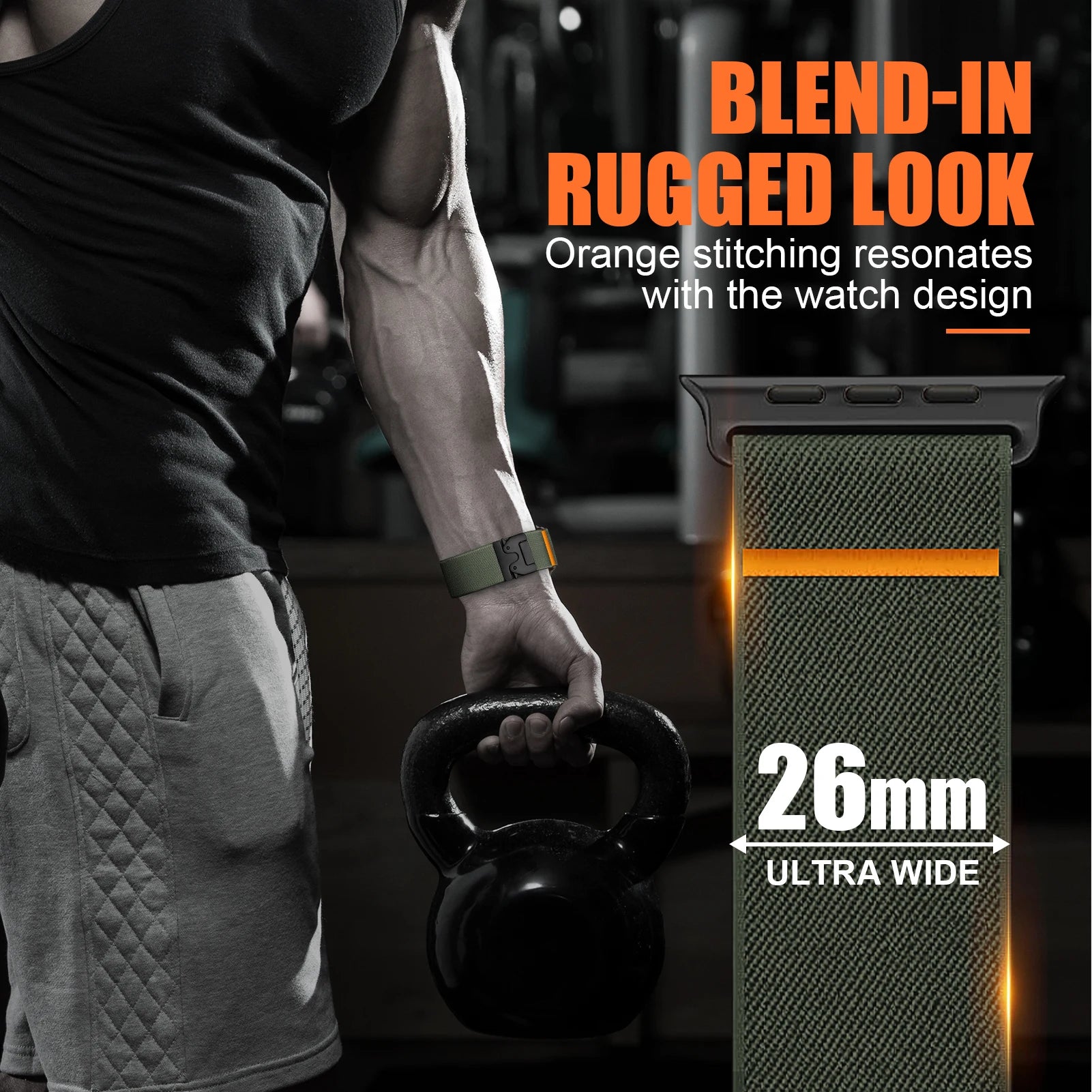 Enzo The Stretchy Loop - Adjustable Resistance Band for Home Workouts, Physical Therapy & Fitness Training - Perfect for Strength Training, Yoga & Rehabilitation Exercises