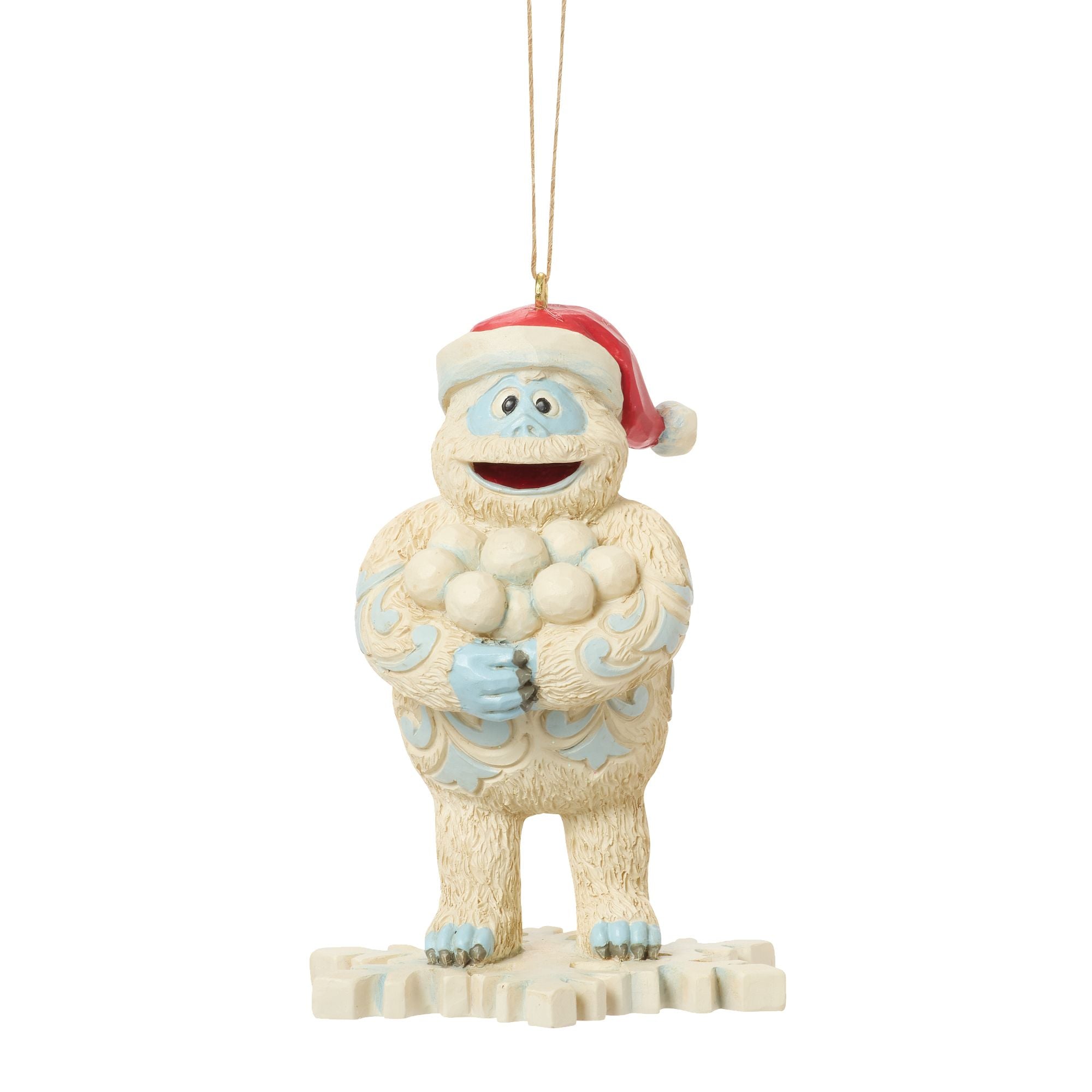 Bumble on Snowflake Handmade Ornament - Unique Christmas Tree Decor for Holiday Home & Party Decorations