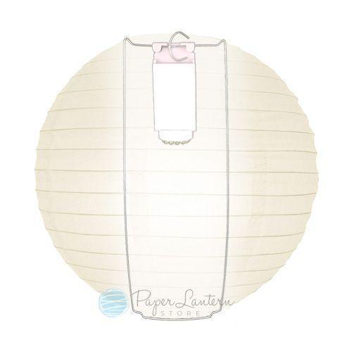 36 Inch Navy Blue Jumbo Parallel Ribbing Round Paper Lantern - Perfect for Wedding Decor, Party Lighting, and Home Decoration