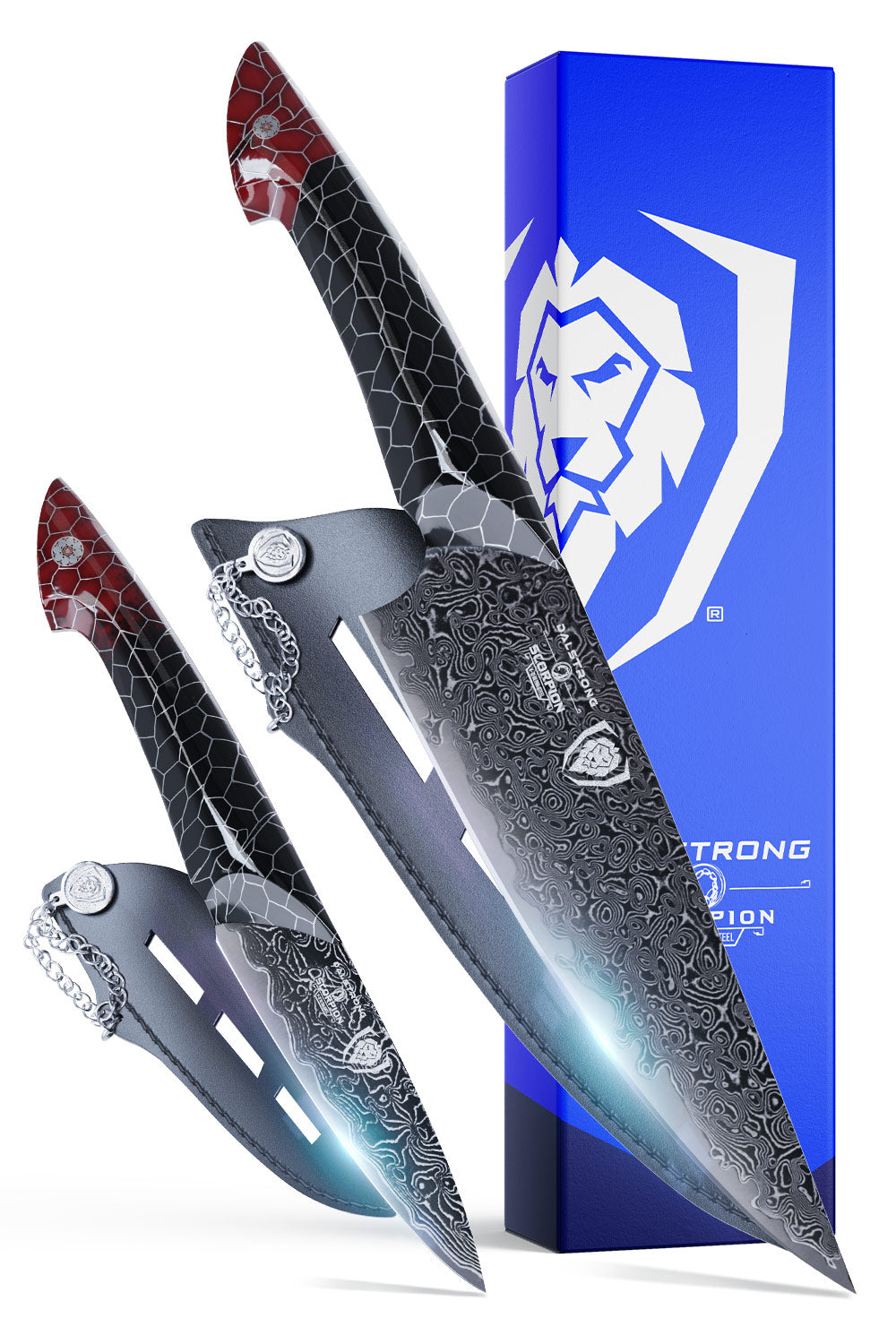 Premium 2-Piece Chef Knife & Paring Knife Set - Scorpion Series by Dalstrong | High-Performance Kitchen Cutlery for Professional Chefs & Home Cooking
