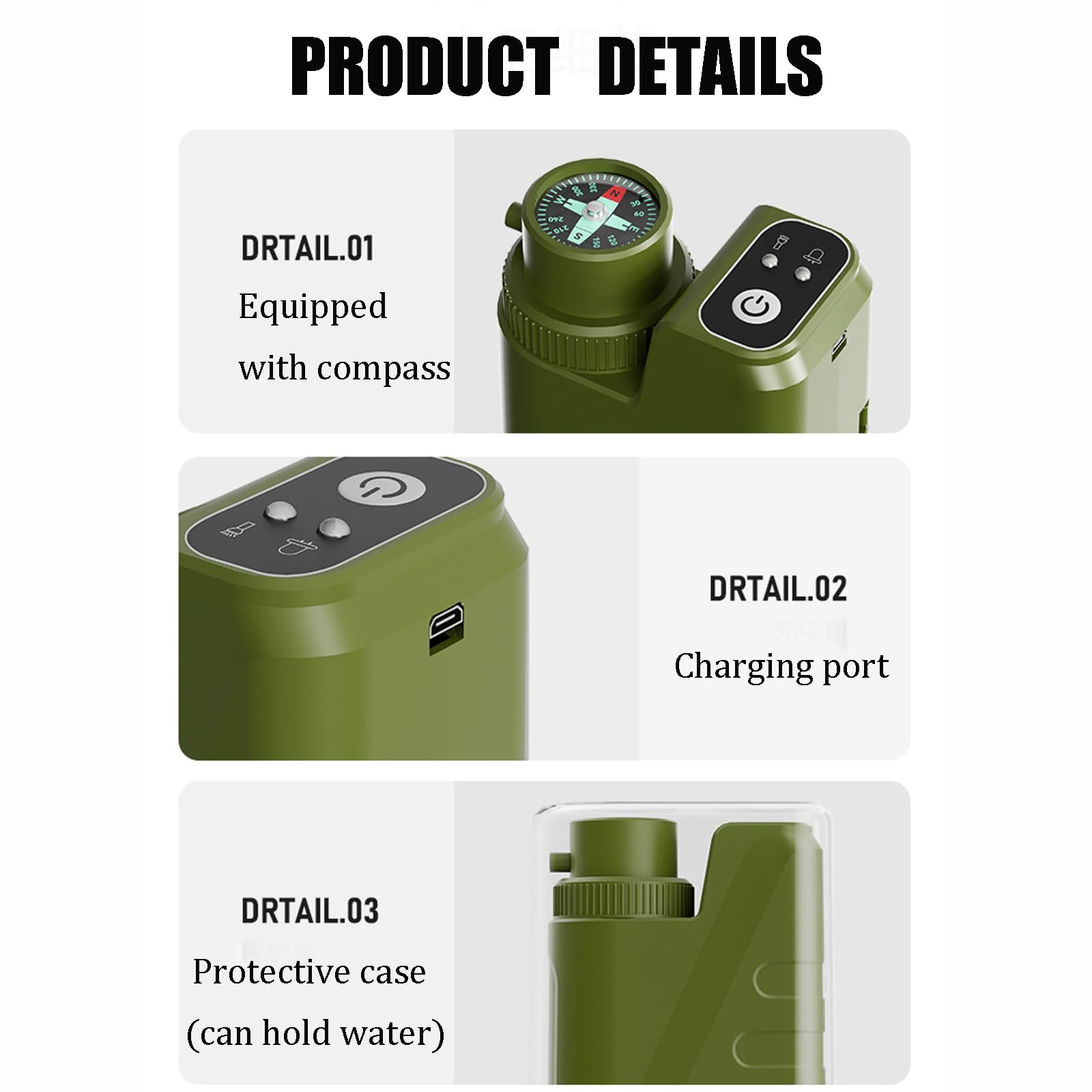 Portable Electric Water Filter Purifier - Survival & Camping Essential for Travel, Backpacking, Hiking, and Emergency Preparedness | Clean Drinking Water Anywhere