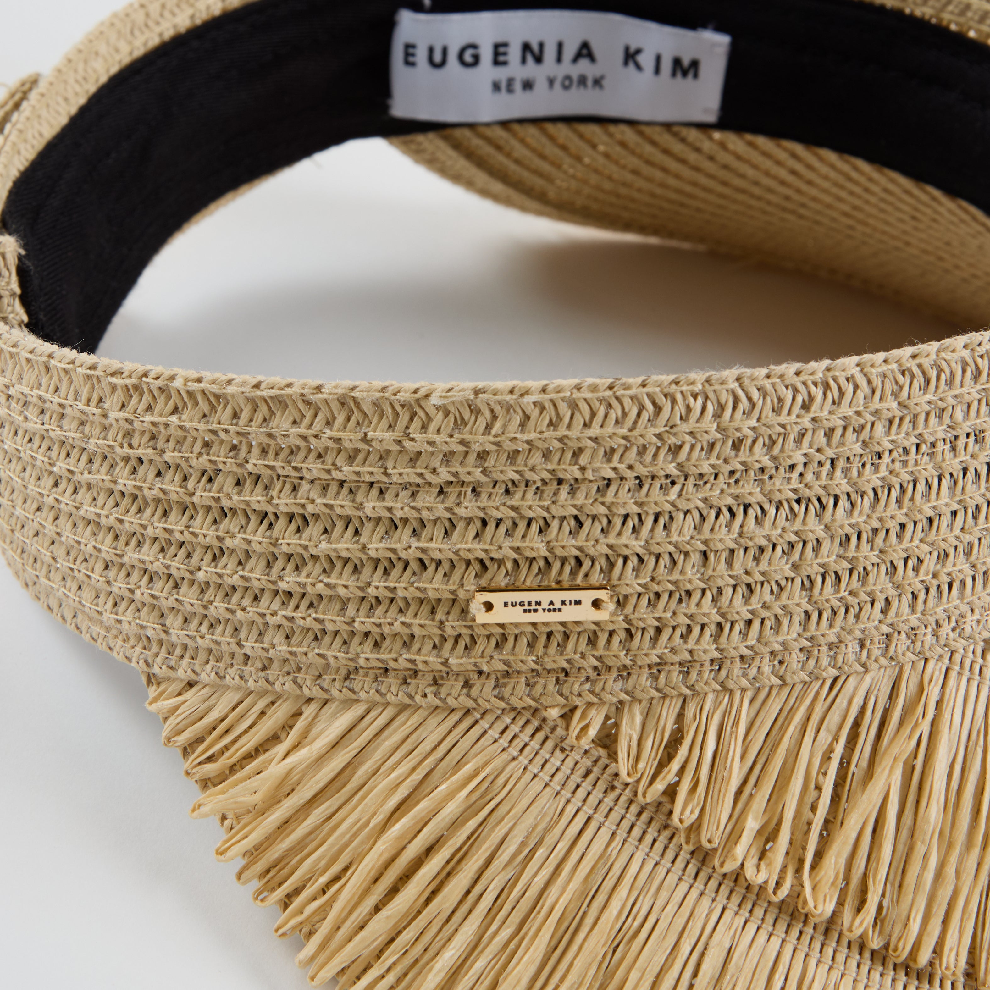 Lexi Lacquered Straw Visor Hat - Stylish Sun Protection for Women - Perfect for Beach, Pool, and Summer Outdoor Activities