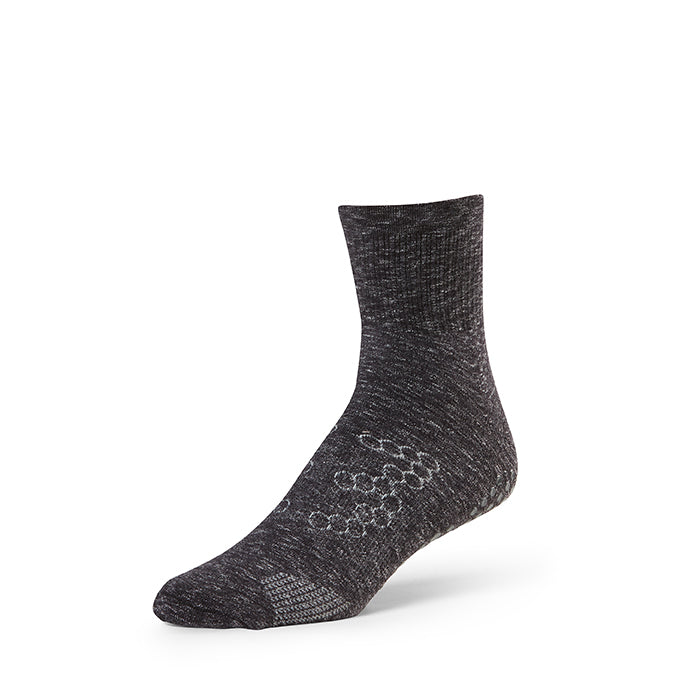 Non-Slip Crew Grip Socks for Women & Men - Anti-Skid Yoga, Pilates, Barre Workout Socks with Arch Support - Perfect for Dance, Gym, Hospital & Home Use