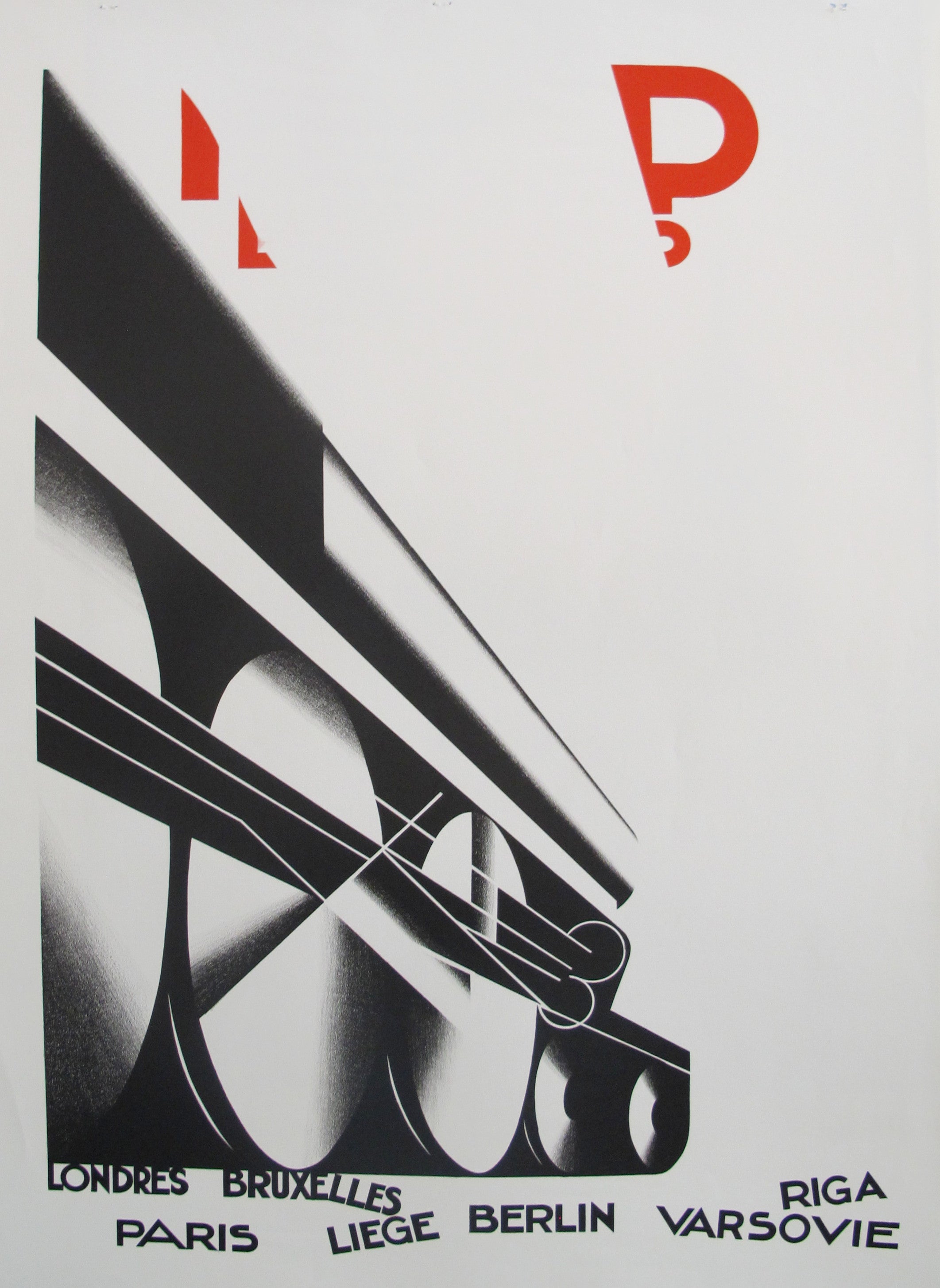 1989 Original Vintage Cassandre Nord Express Printer's Proof Triptych Poster - Set of 3 Pieces | Perfect for Art Collectors, Vintage Decor & Railway Memorabilia Displays