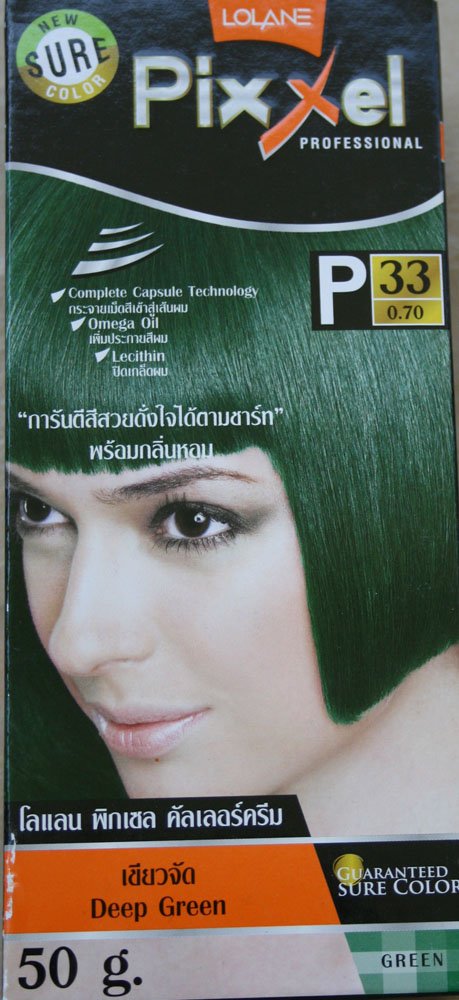 Permanent Hair Color Cream - No. P33 Deep Green for Gray Coverage | Long-Lasting Vibrant Dye for Women & Men | Perfect for Home Use, Salon-Quality Results