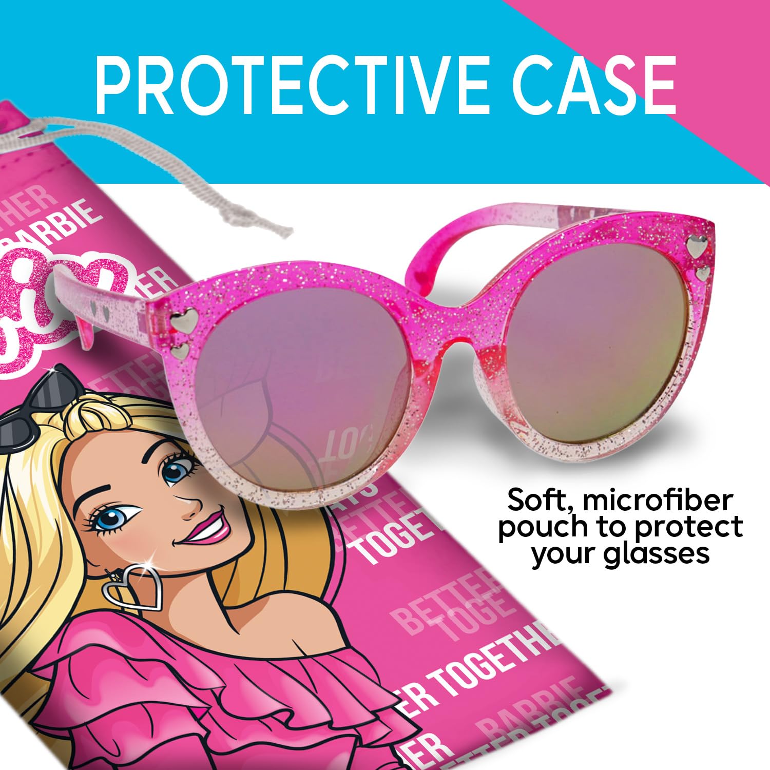 **Barbie Kids Sunglasses for Girls - Stylish, Comfortable & UV-Protective - Officially Licensed - Perfect for Outdoor Play, Beach & Summer Fashion**