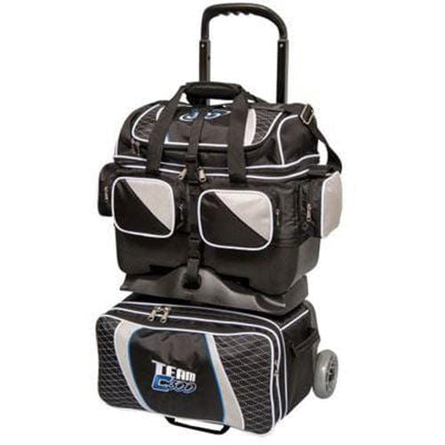 Columbia Team 4 Ball Roller Golf Bag - Black/Silver | Lightweight Stand Bag with 4-Way Top & Comfortable Straps | Perfect for Golf Tournaments & Weekend Golfing