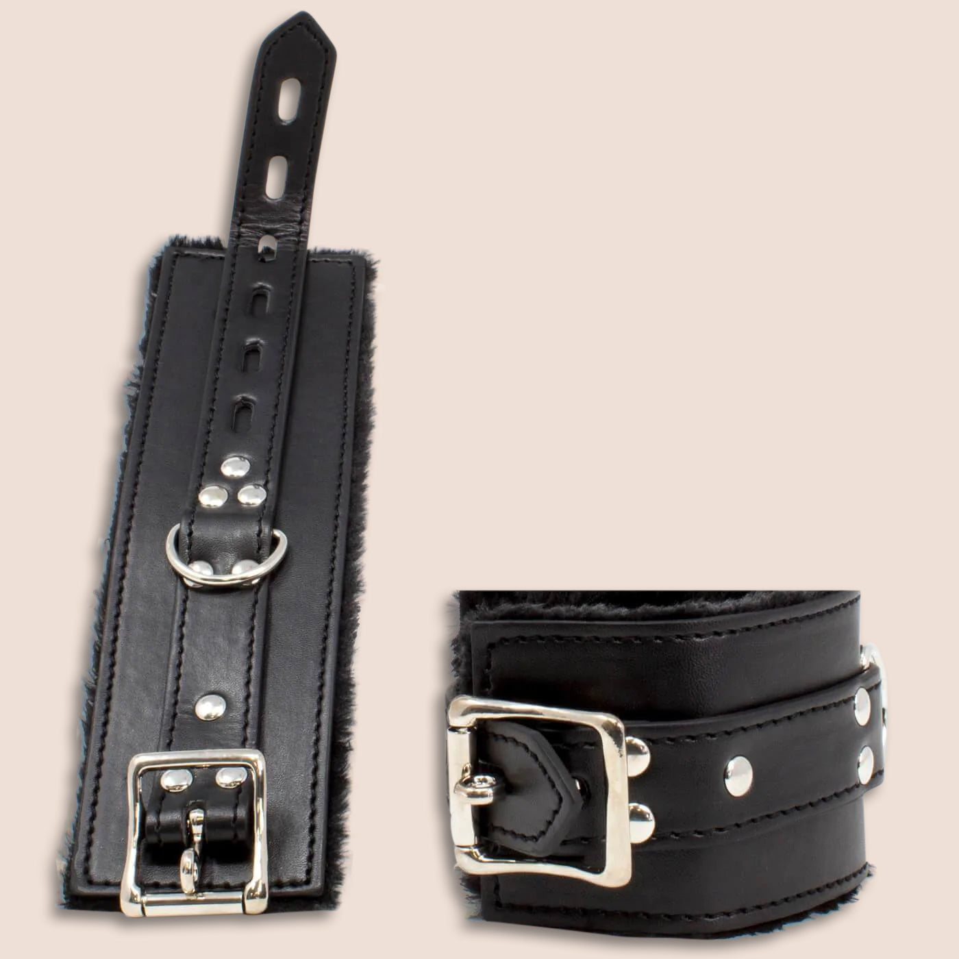 Fetish Fantasy Cumfy Cuffs - Soft Leatherette Restraints for Couples | Perfect for BDSM, Role Play & Spicing Up Your Bedroom