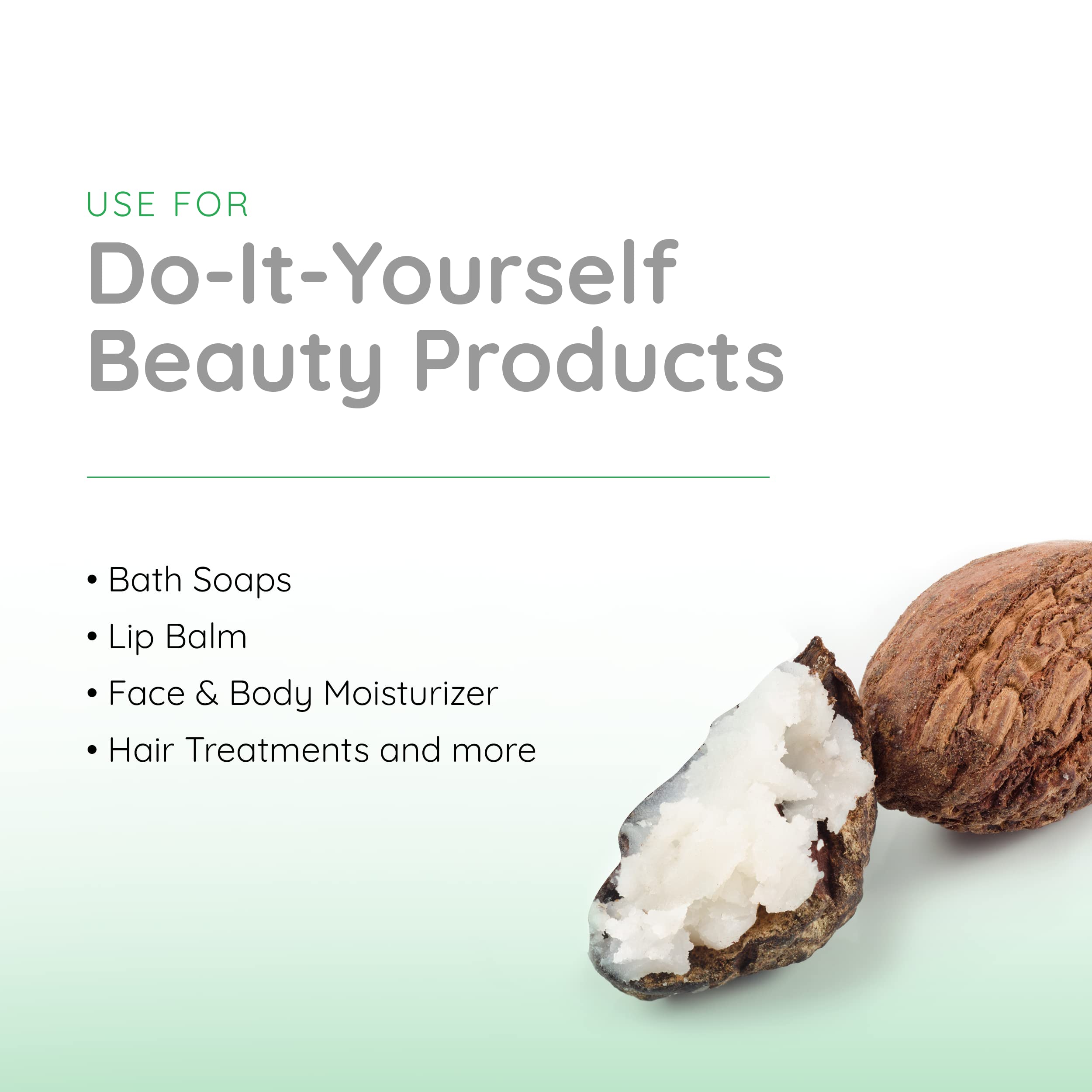 Organic Unrefined Shea Butter 14oz (400g) - 100% Pure Natural African Shea Butter for DIY Skincare, Hair Care, Soap Making & Stretch Mark Prevention | Moisturizing Body Butter for Dry Skin, Eczema & Cracked Heels | Resealable Jar for Home Spa & Beauty Routine