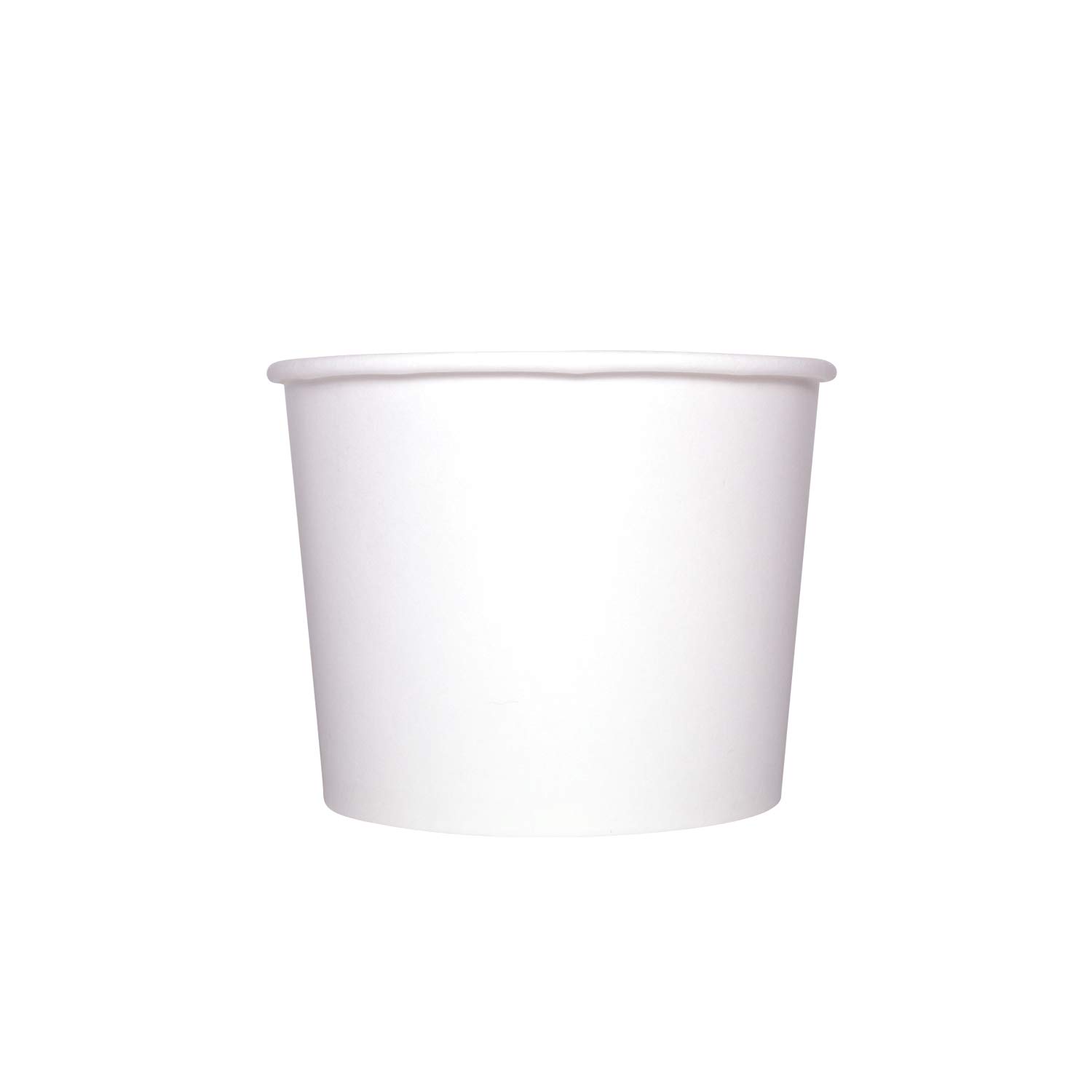 16oz (1000 Count) White Paper Soup Bowls - Disposable Bowls for Hot & Cold Foods - Perfect for Soup, Noodles, Pasta, Snacks - Ideal for Restaurants, Catering, Parties & Takeout (C-KDP16W)