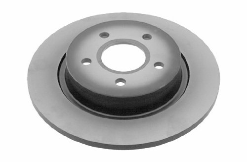 Febi Bilstein 24619 Rear Brake Disc Set (2 Discs) - 5 Holes, Full Set for Smooth & Safe Braking | Perfect for Audi, VW, and Other European Vehicles