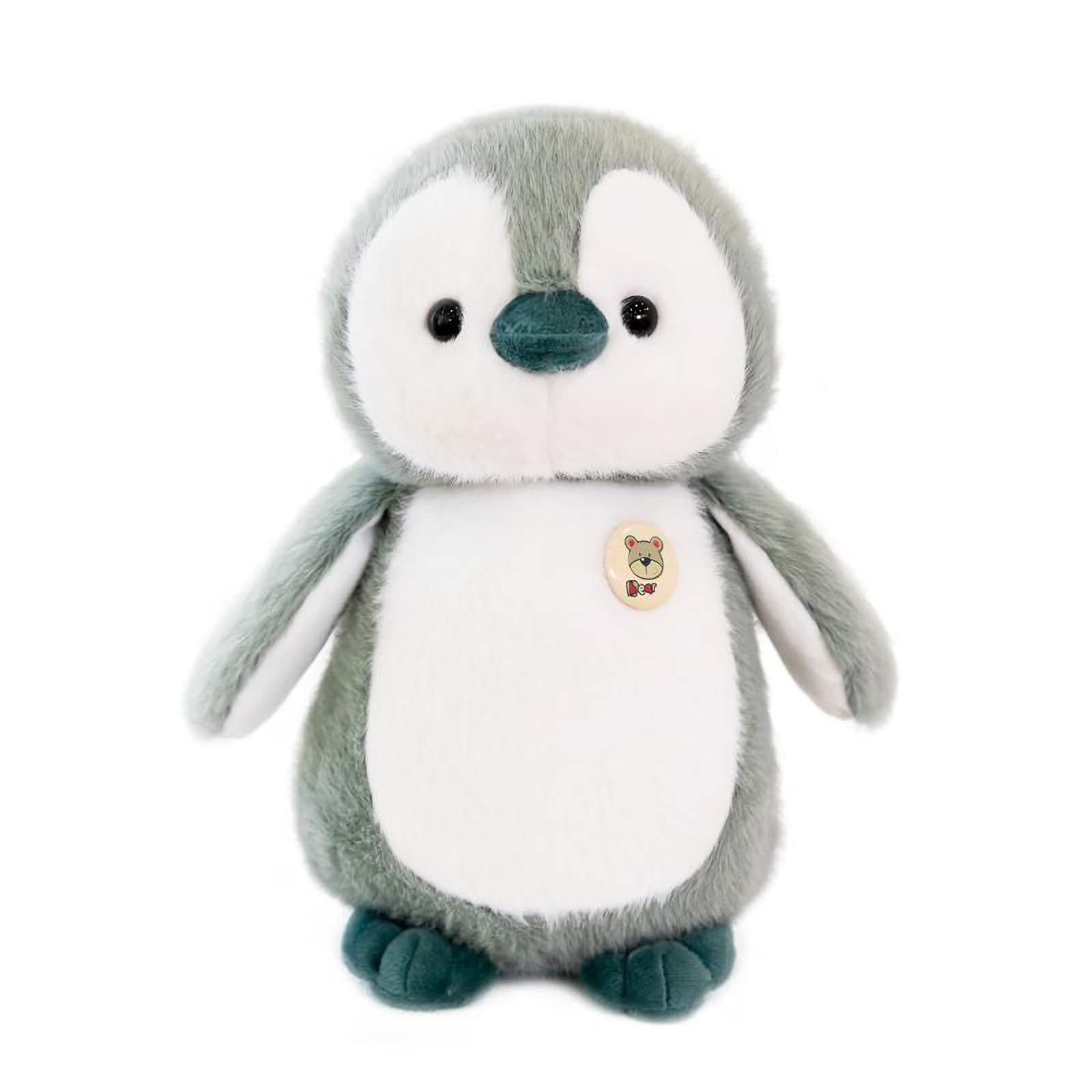 Soft Green Plush Penguin Stuffed Animal Toy - 10 Inch Cuddly Penguin Pillow for Kids, Nursery Decor & Birthday Gifts | Perfect for Bedtime, Playtime & Room Decoration