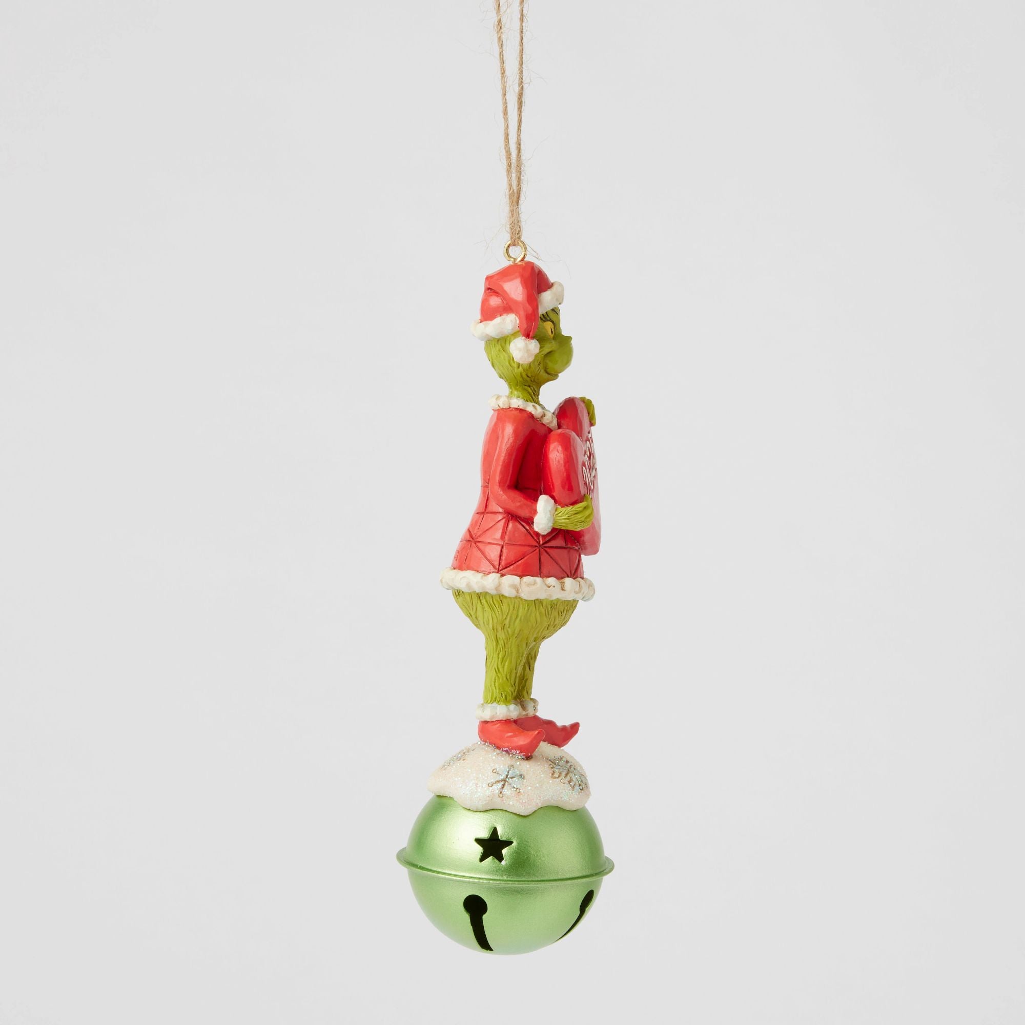 2025 Grinch on Bell Christmas Ornament - Perfect for Holiday Tree Decorations & Festive Home Decor