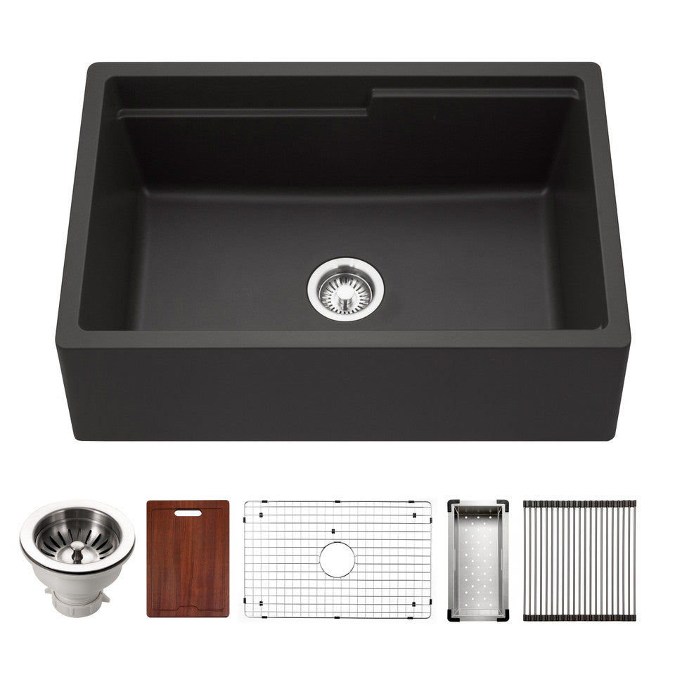 Houzer Quartztone Granite Workstation Kitchen Sink - 33