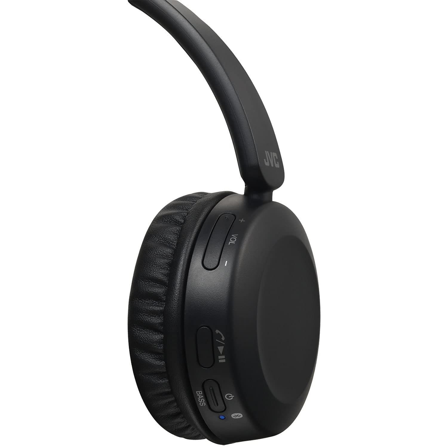 JVC HAS31BTB Foldable Wireless Bluetooth On-Ear Headphones with Built-in Mic - Lightweight & Comfortable for Travel, Workout, and Commuting