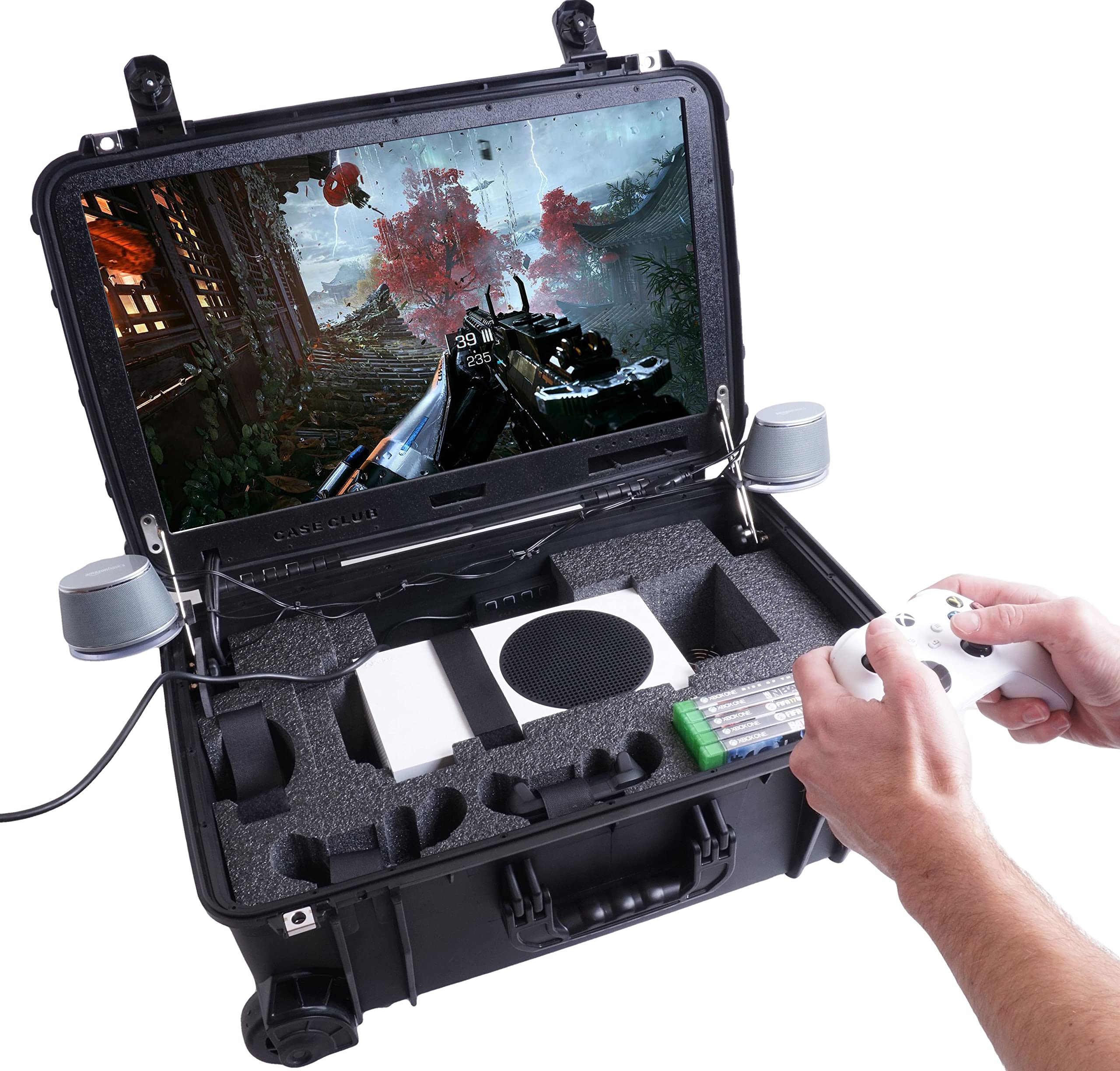 Case Club 4K Gaming Station for Xbox Series X/S - Built-in 24