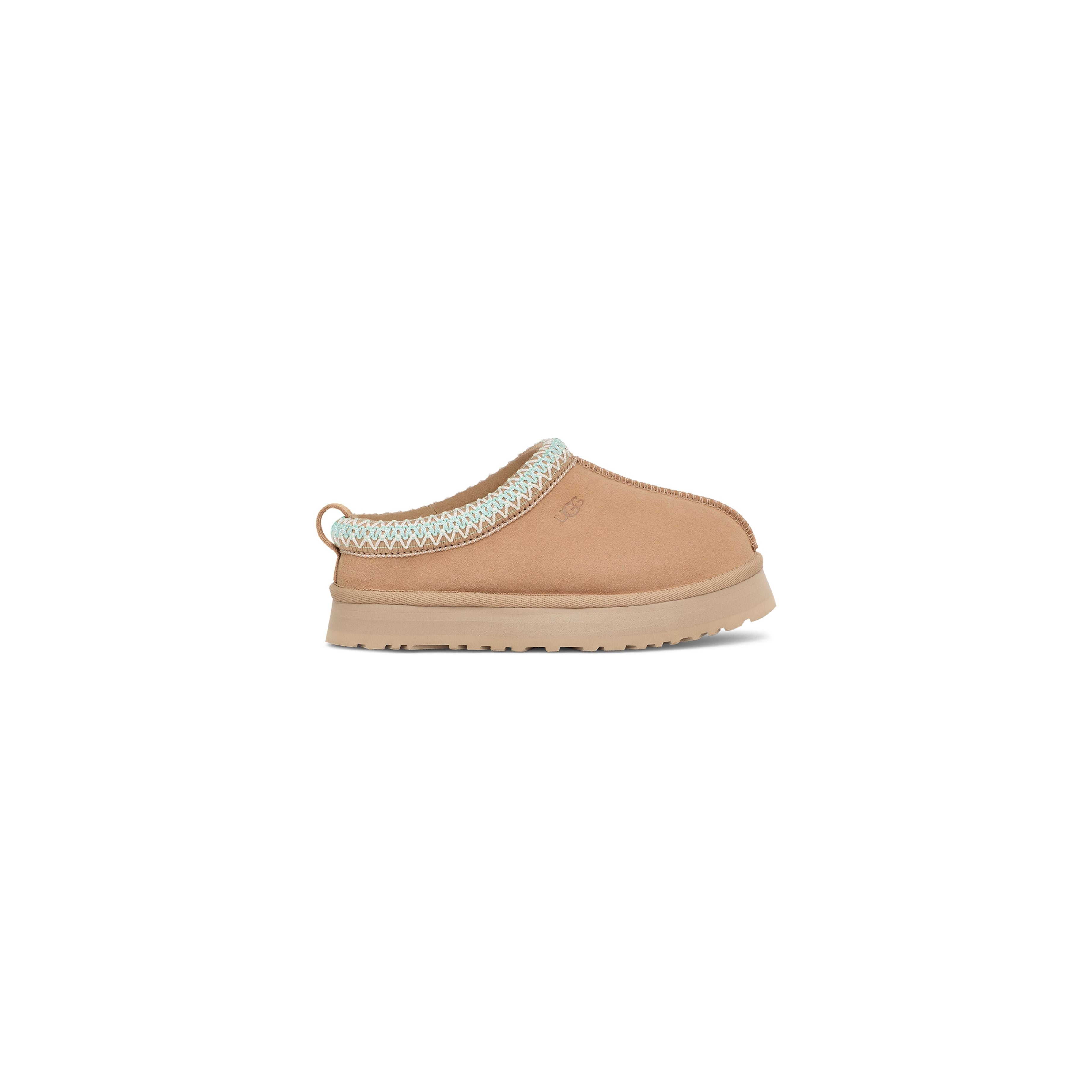 UGG Kids Tazz Slippers in Sand - Cozy & Warm House Shoes for Boys & Girls - Perfect for Indoor Comfort & Winter Wear