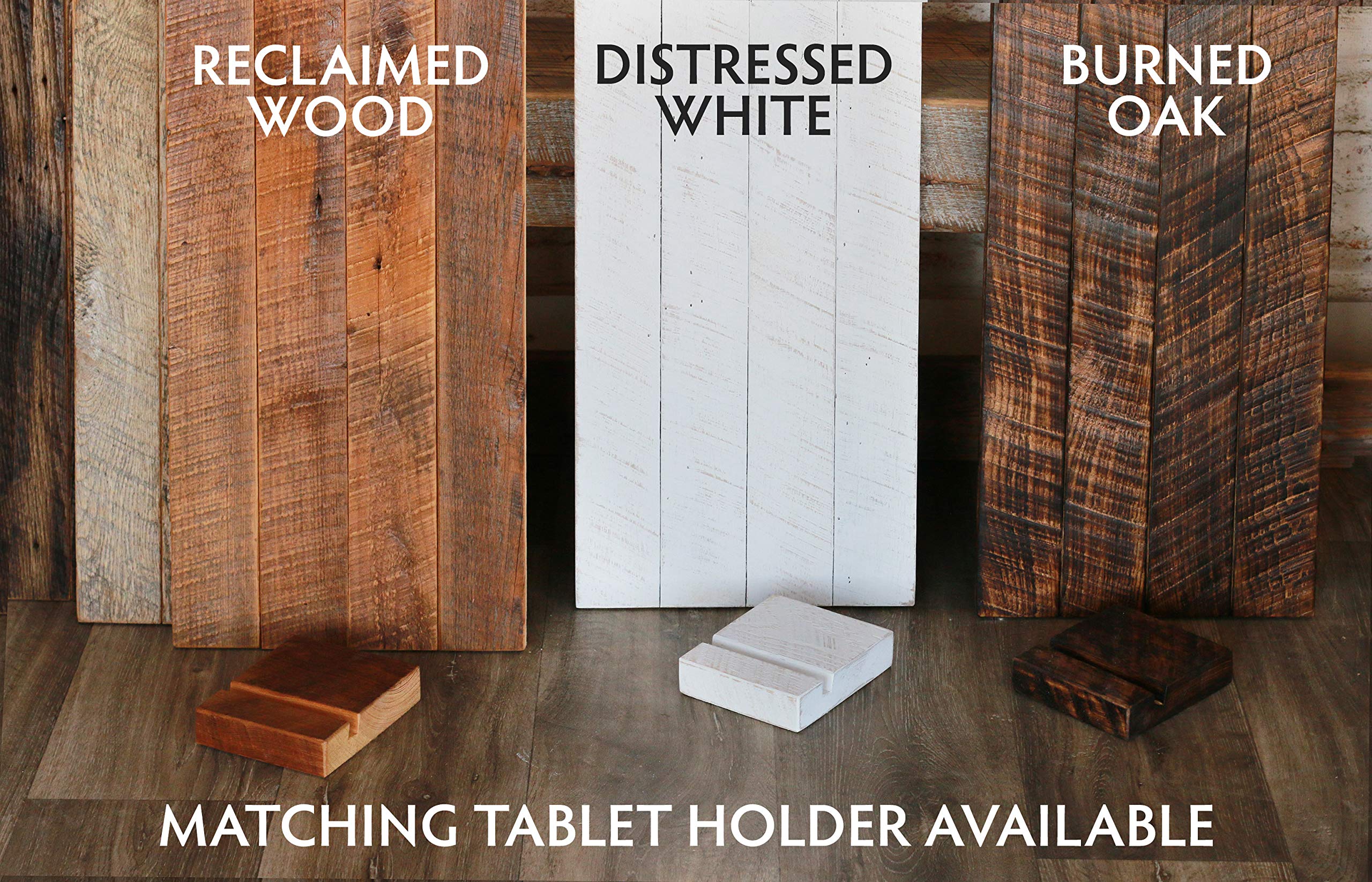 Rustic Farmhouse Bath Tray Table - Wooden Bathtub Caddy Organizer with Book Holder & Wine Glass Slot - Perfect for Relaxing Bath Time, Reading & Spa Days